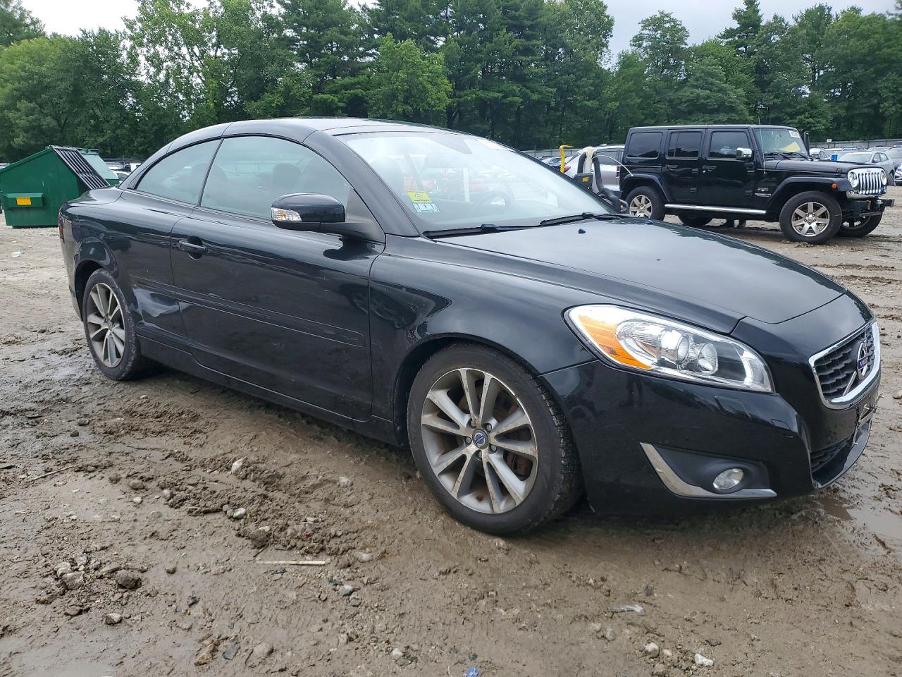 2013 Volvo C70 T5 Charcoal vin: YV1672MC4DJ140438
