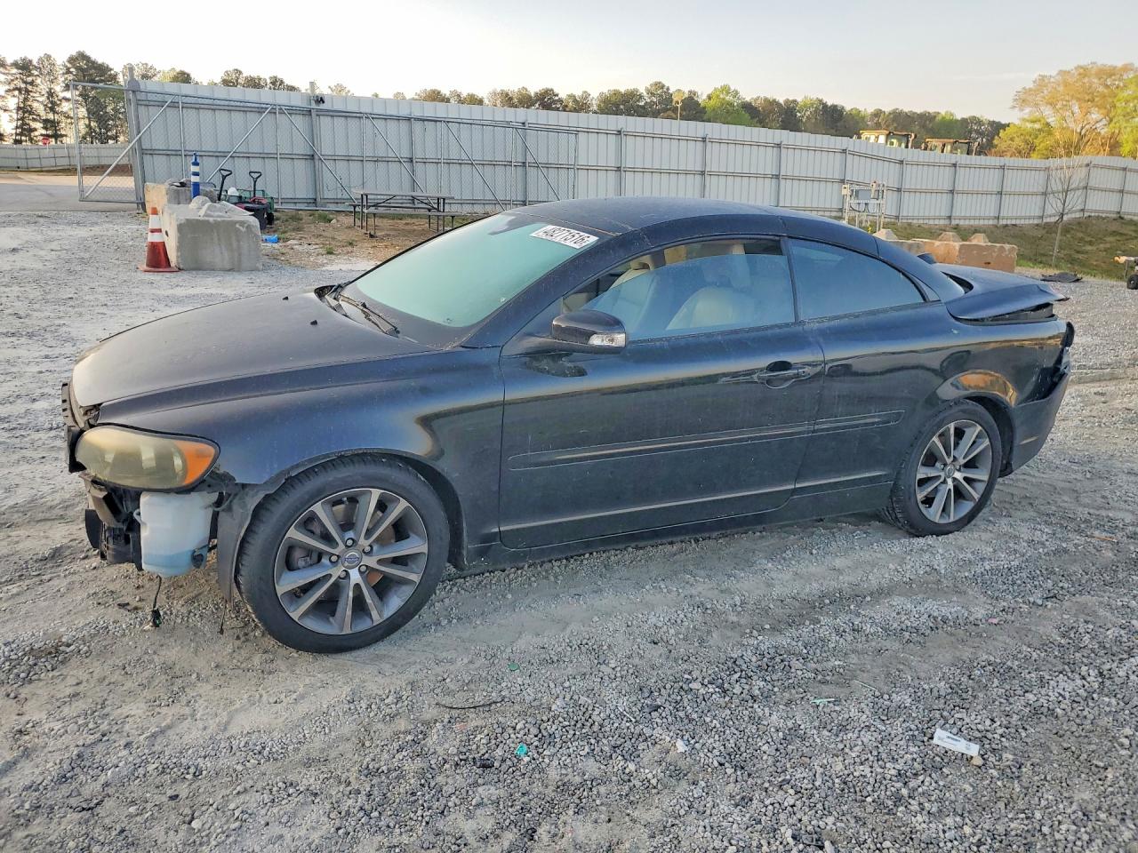 2010 Volvo C70 T5 Black vin: YV1672MC5AJ090225