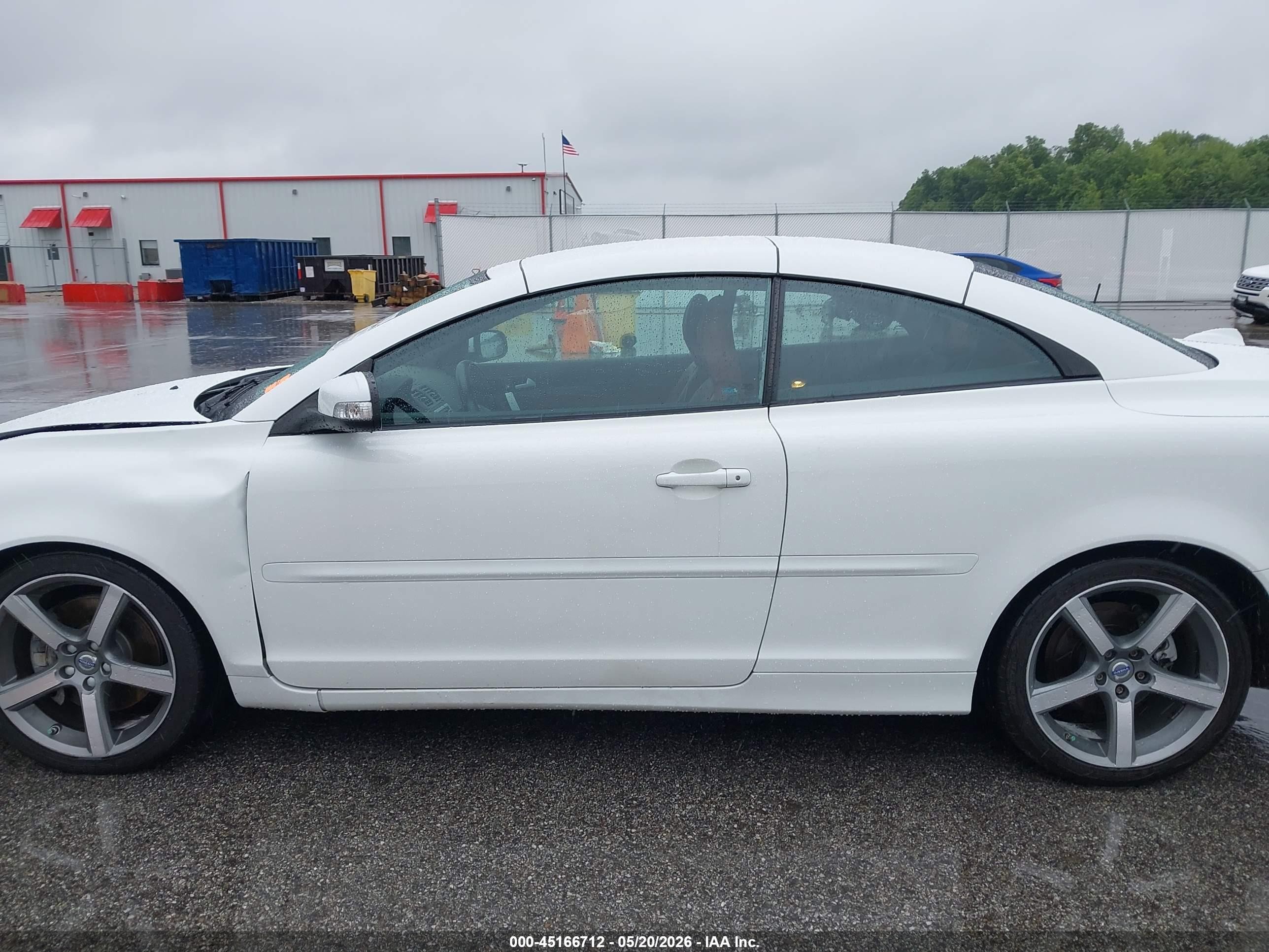 2011 Volvo C70 T5 White vin: YV1672MC5BJ115576