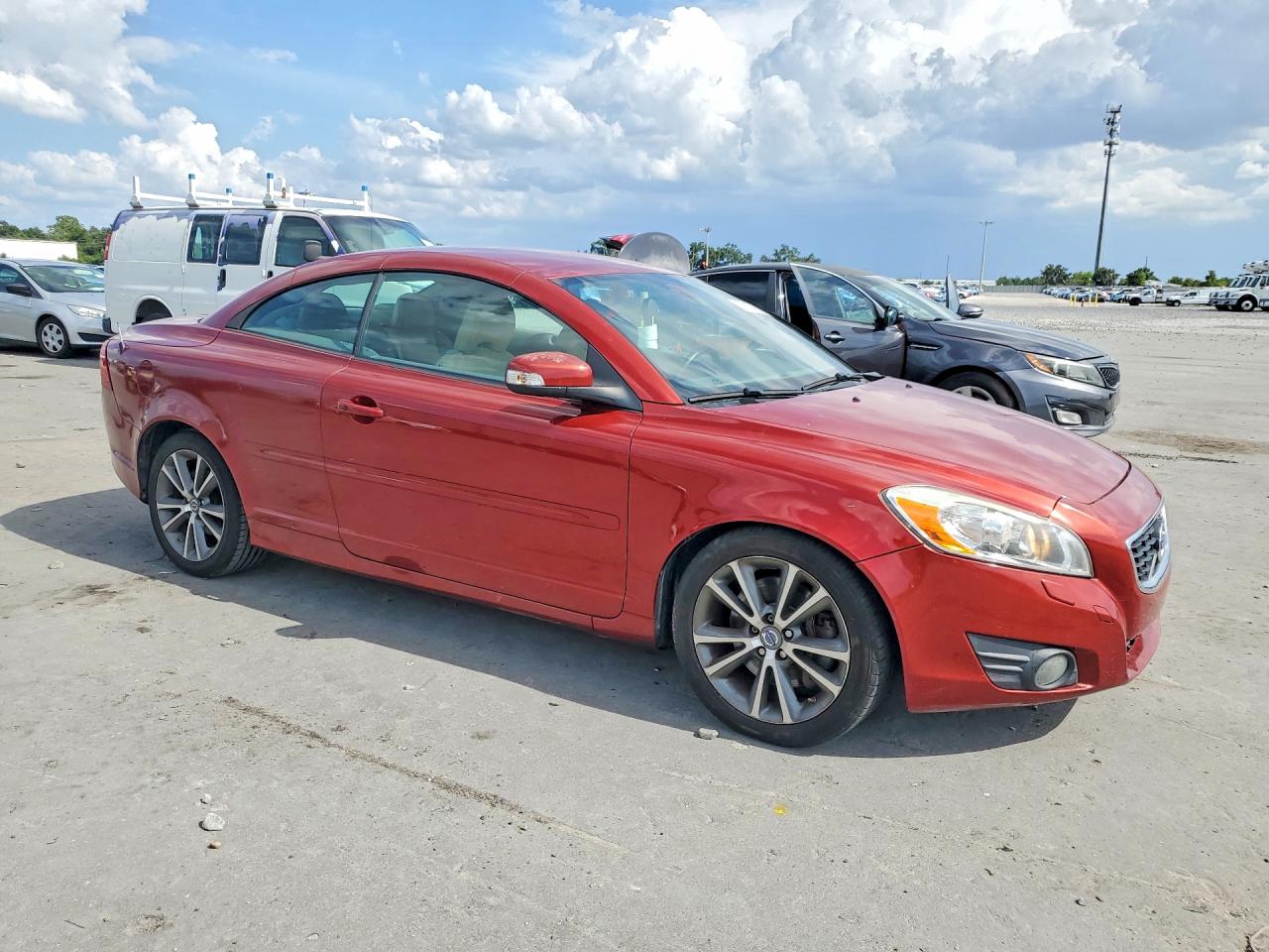 2012 Volvo C70 T5 Красный vin: YV1672MC5CJ123629
