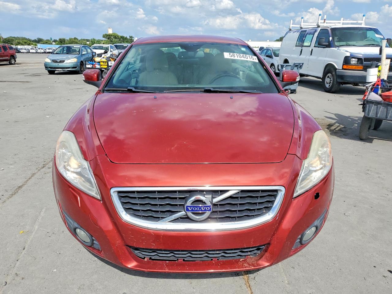 2012 Volvo C70 T5 Красный vin: YV1672MC5CJ123629