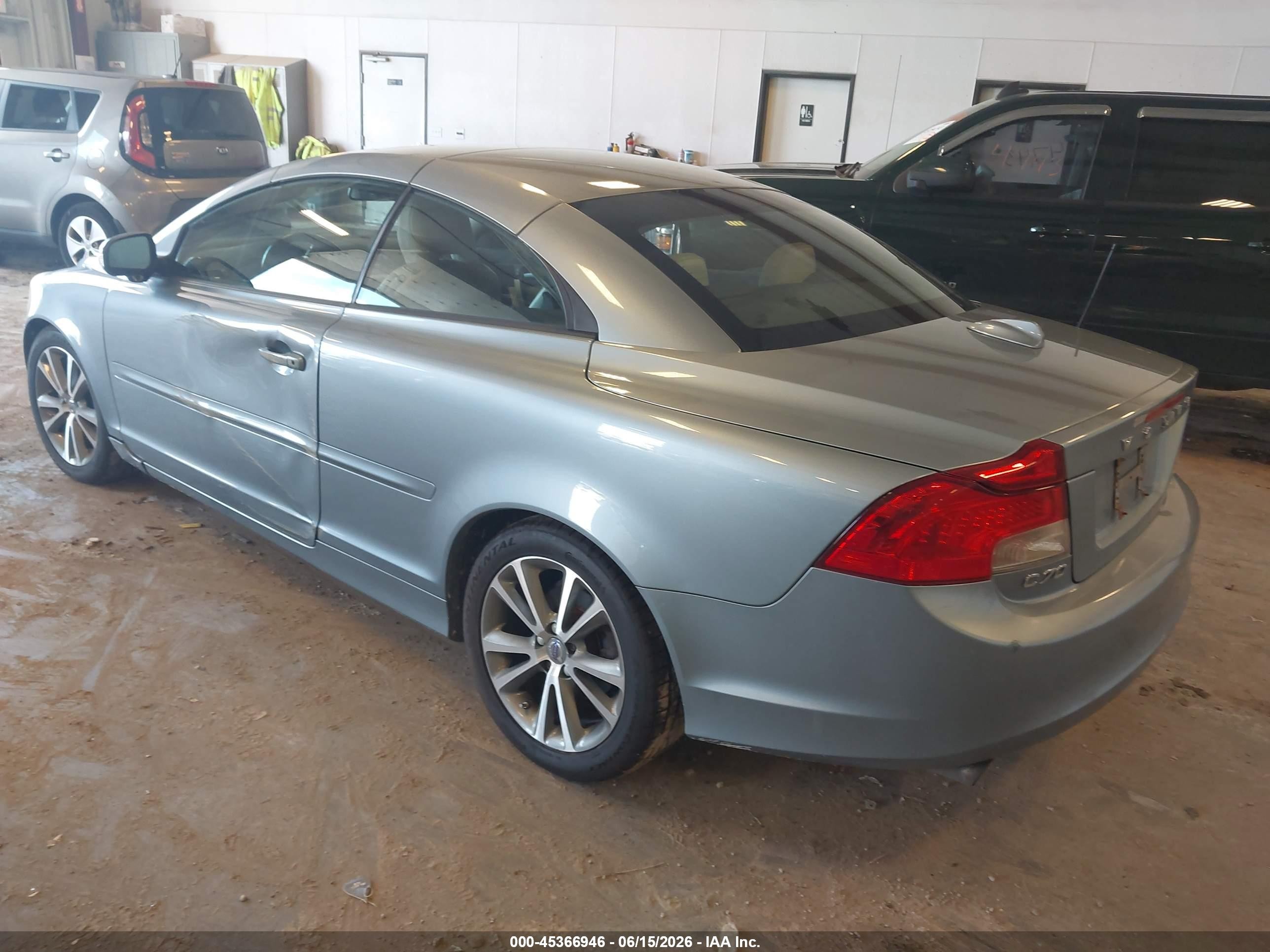 2011 Volvo C70 T5 Blue vin: YV1672MC6BJ109883