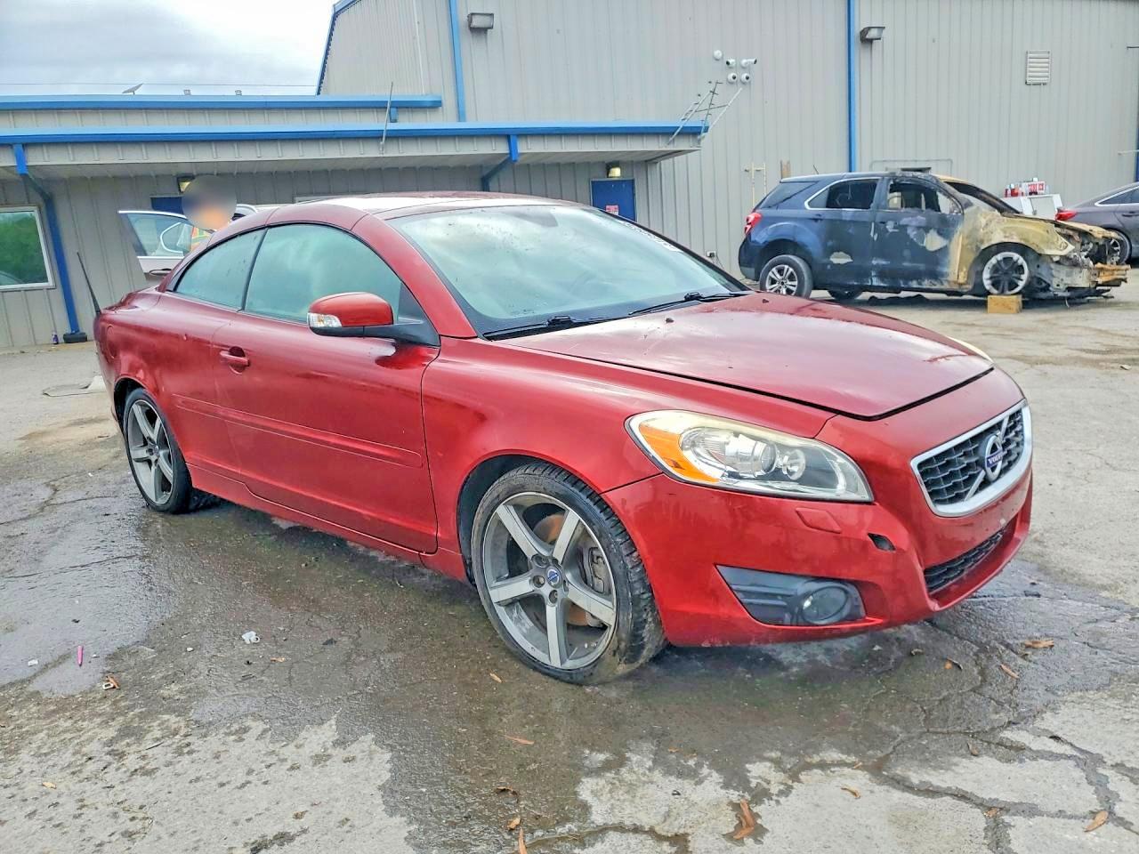 2011 Volvo C70 T5 Burgundy vin: YV1672MC6BJ116882