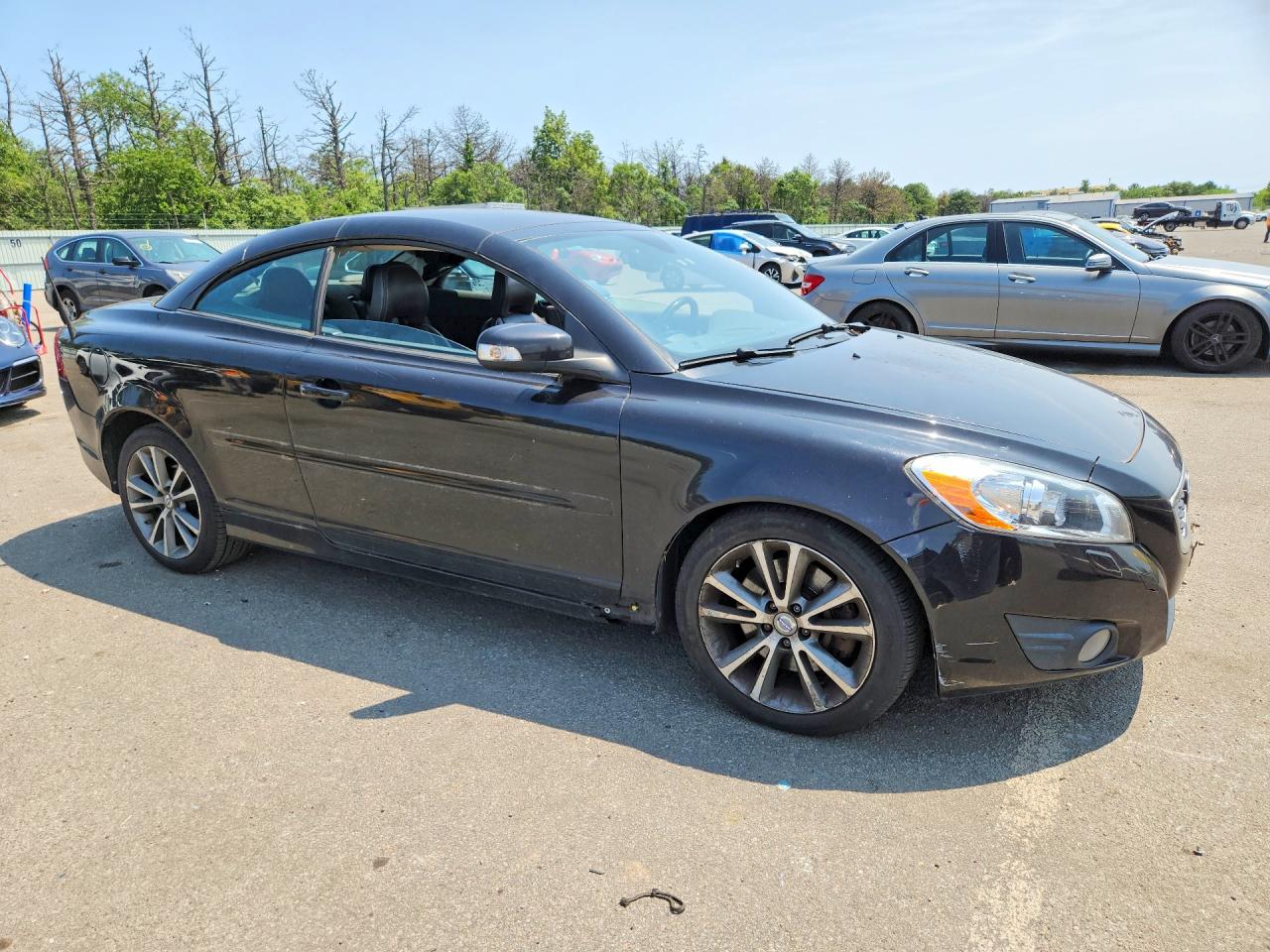 2012 Volvo C70 T5 Black vin: YV1672MC6CJ126023