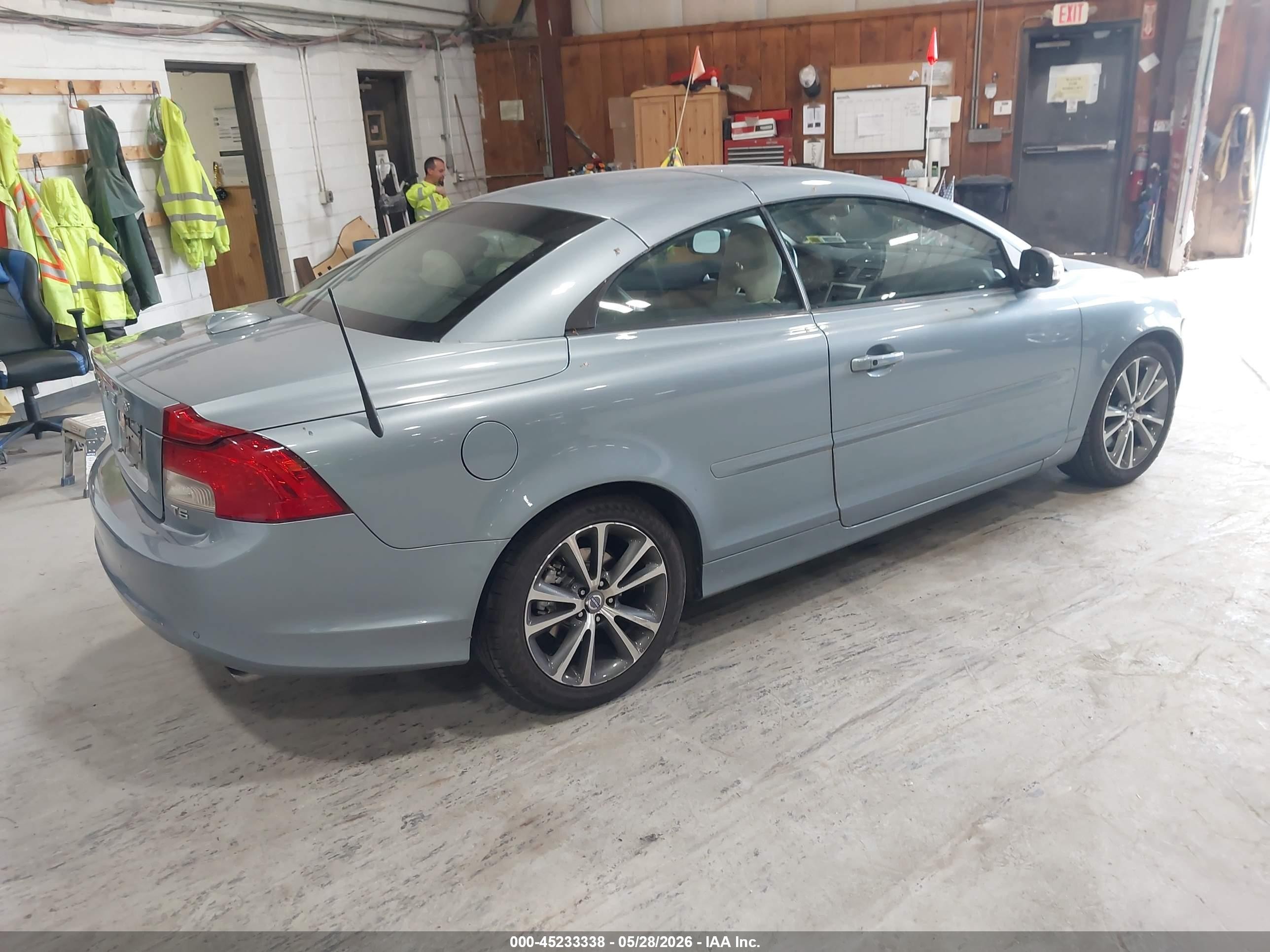 2012 Volvo C70 T5/t5 Platinum/t5 Premier Plus Серый vin: YV1672MC6CJ129410