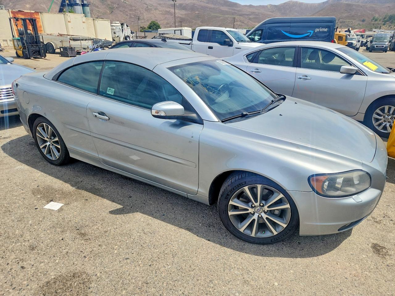 2010 Volvo C70 T5 Silver vin: YV1672MC7AJ090923