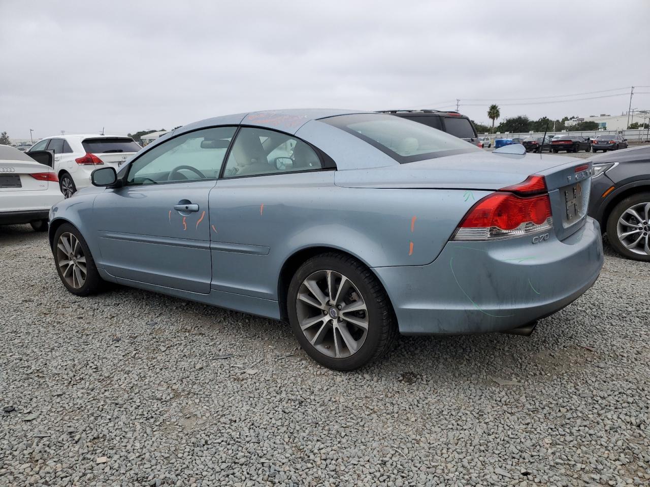 2010 Volvo C70 T5 Blue vin: YV1672MC7AJ091909