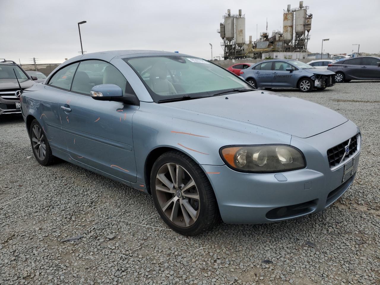 2010 Volvo C70 T5 Blue vin: YV1672MC7AJ091909