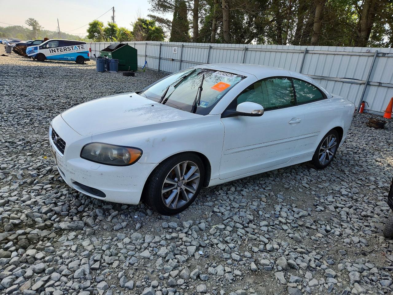 2010 Volvo C70 T5 White vin: YV1672MC7AJ092087