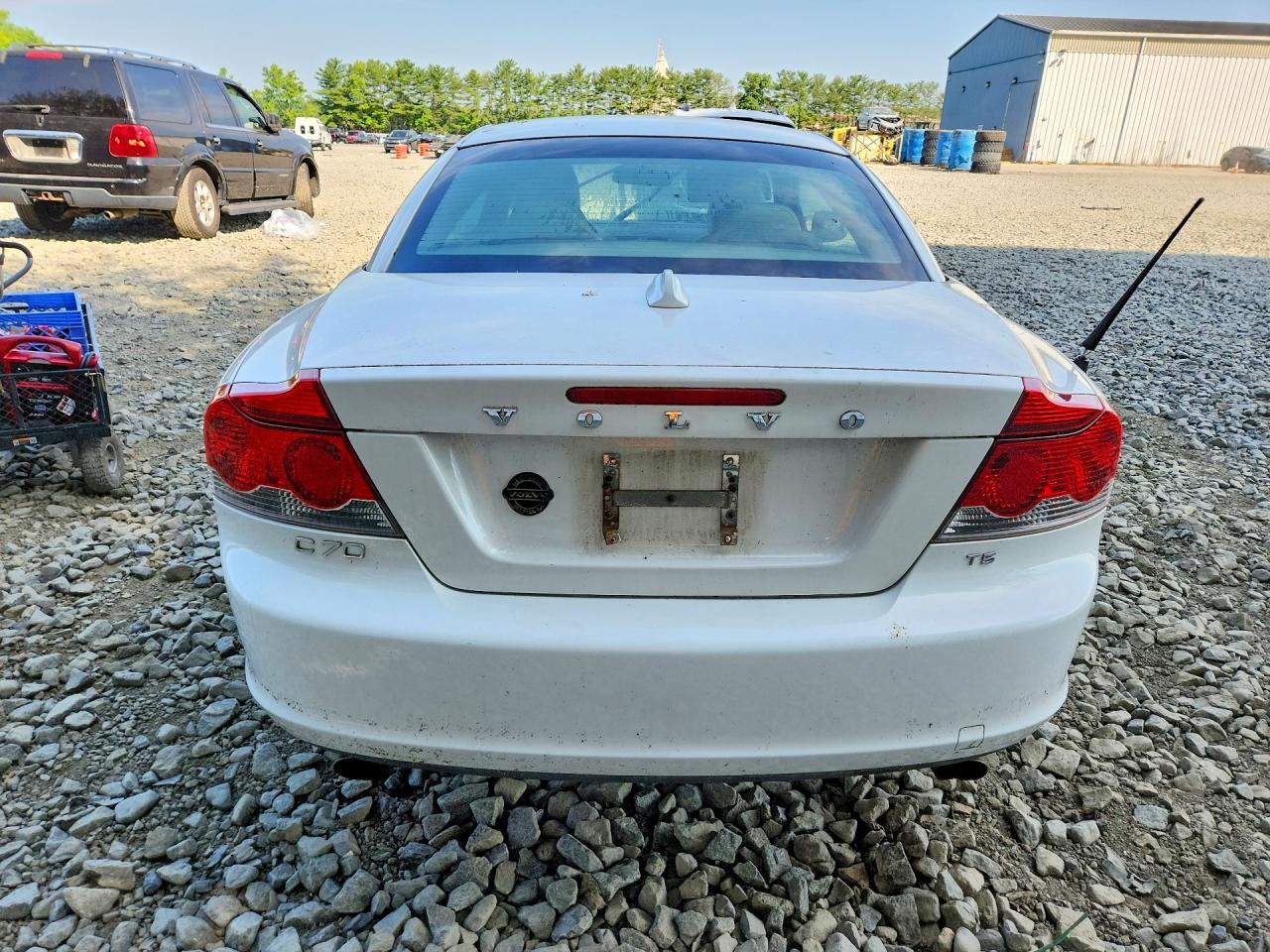 2010 Volvo C70 T5 White vin: YV1672MC7AJ092087