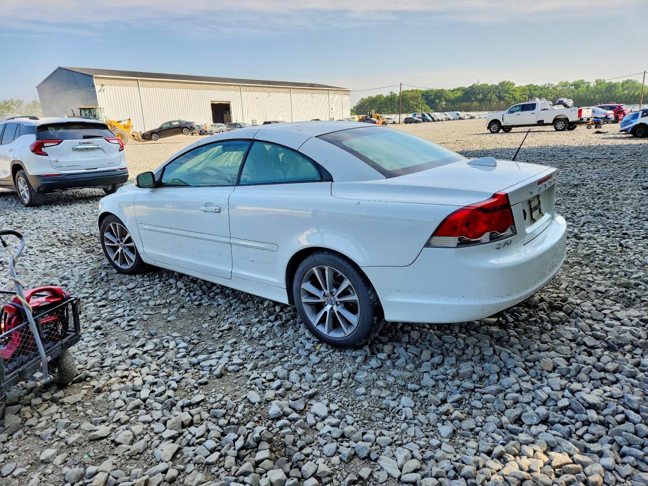 2010 Volvo C70 T5 White vin: YV1672MC7AJ092087