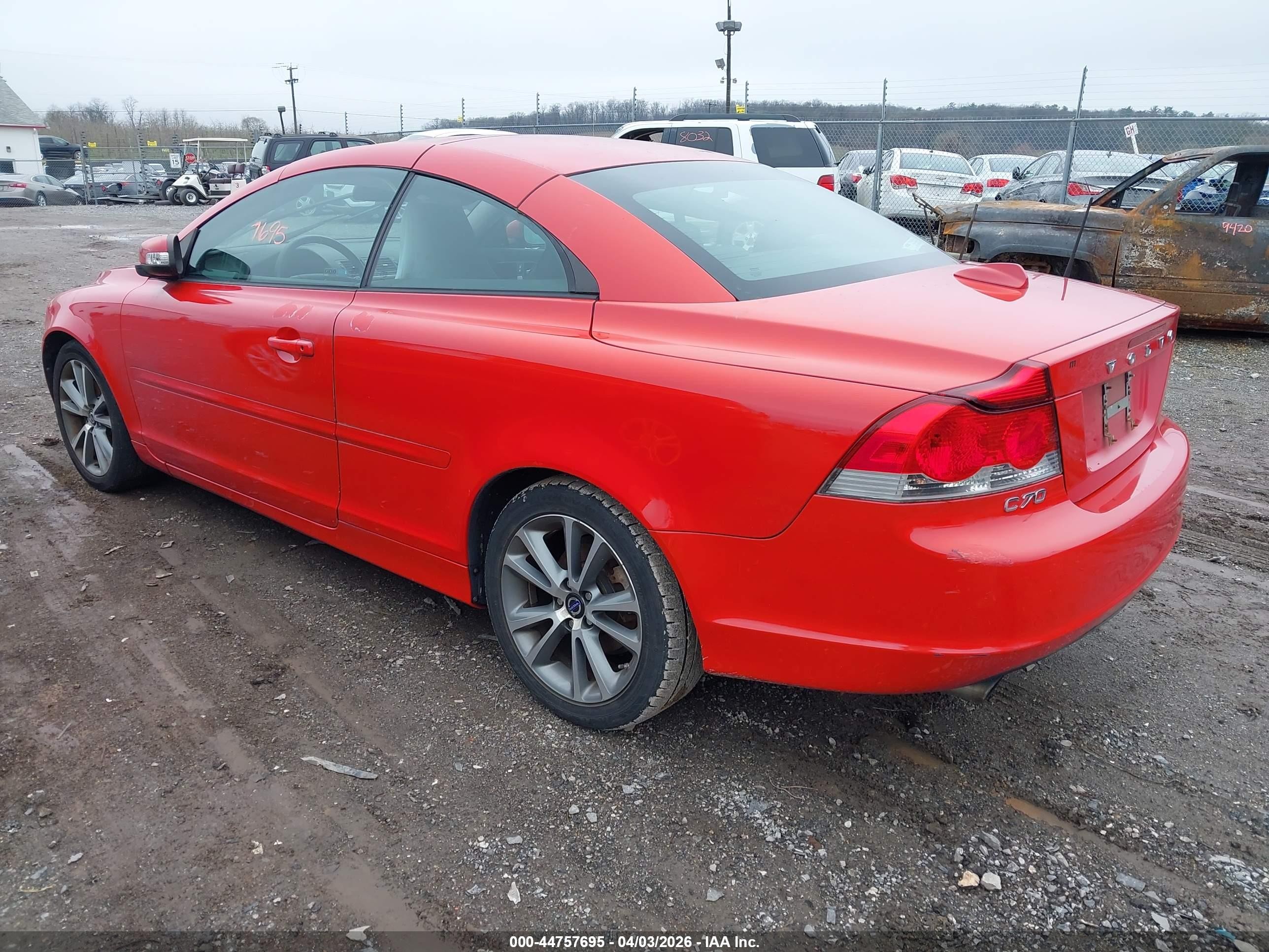 2010 Volvo C70 T5 Red vin: YV1672MC7AJ093983