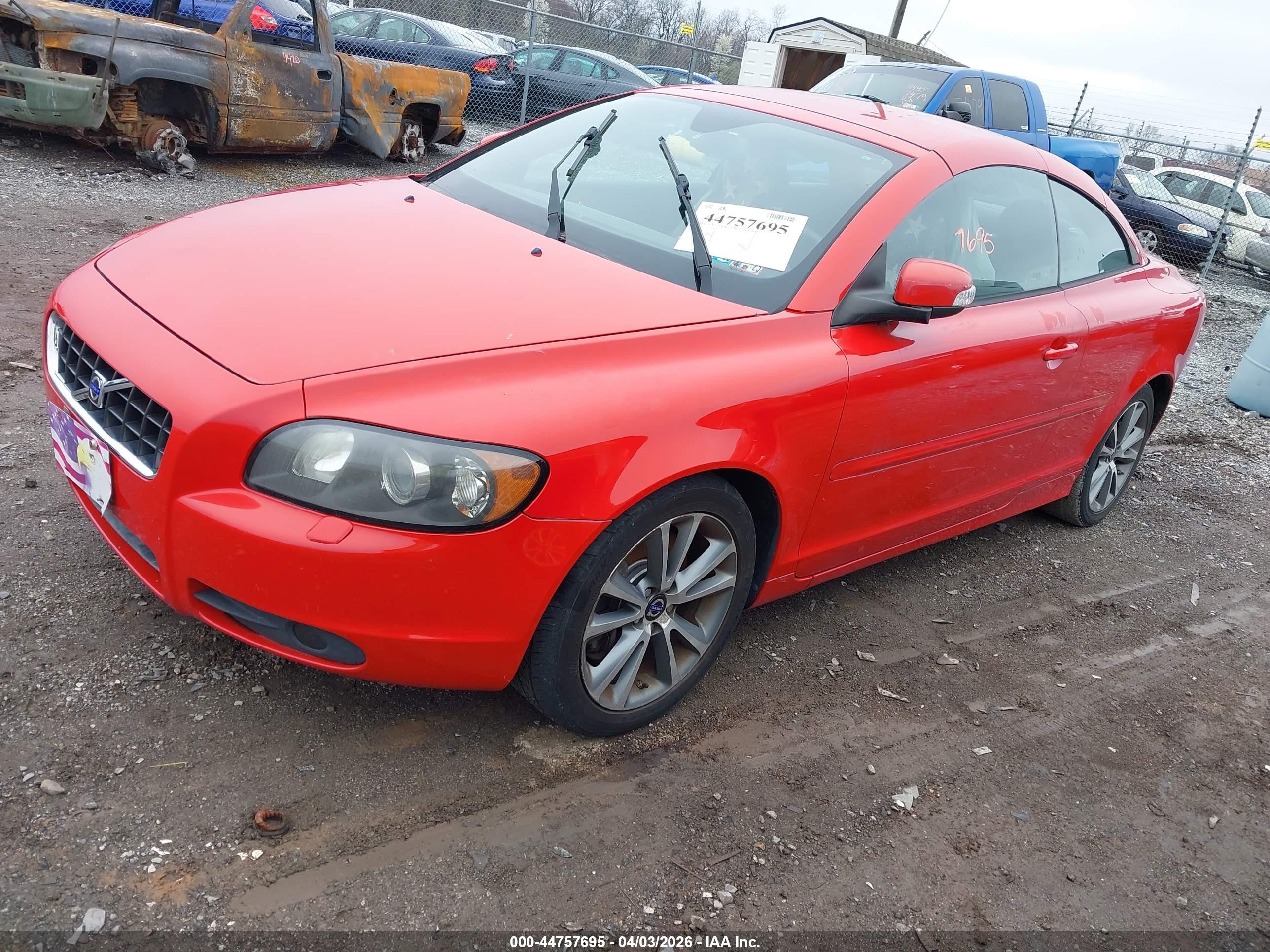 2010 Volvo C70 T5 Red vin: YV1672MC7AJ093983