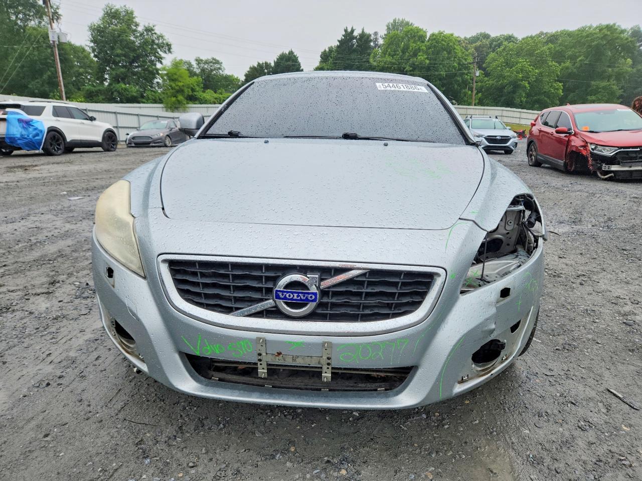 2011 Volvo C70 T5 Silver vin: YV1672MC7BJ108385