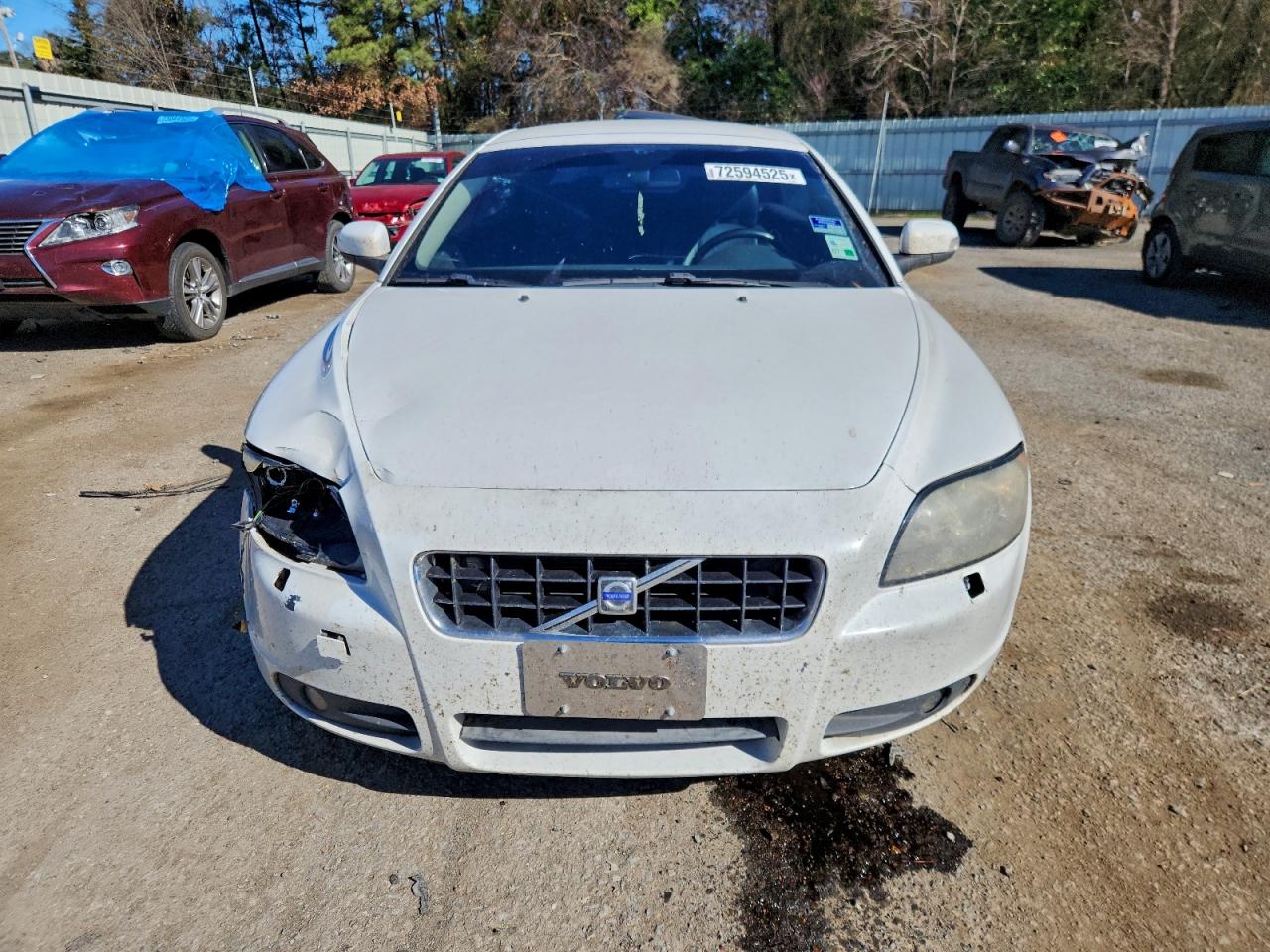 2010 Volvo C70 T5 White vin: YV1672MC8AJ094561