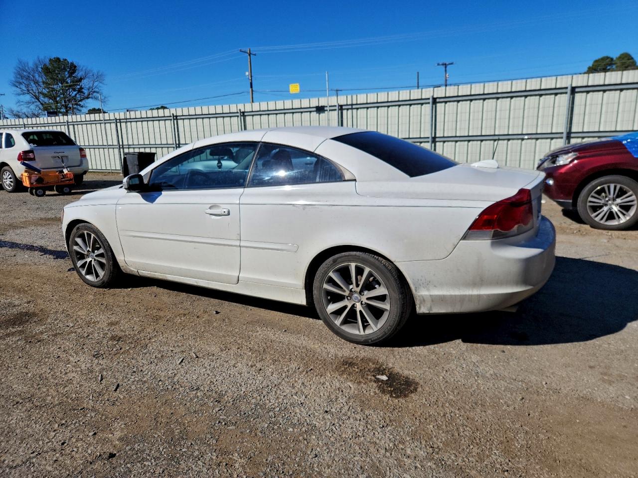 2010 Volvo C70 T5 White vin: YV1672MC8AJ094561