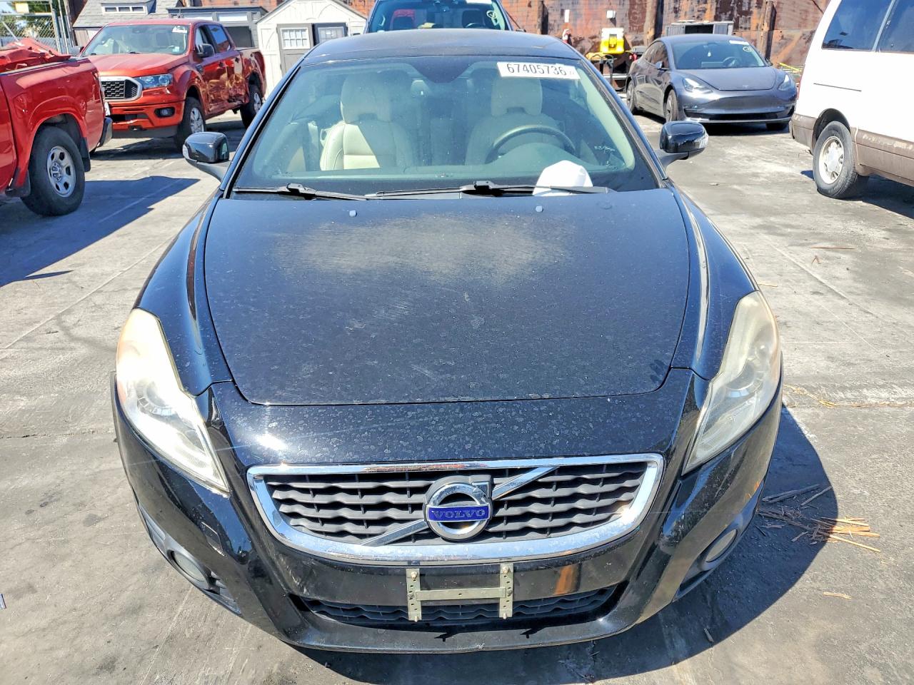2012 Volvo C70 T5 Черный vin: YV1672MC8CJ123740