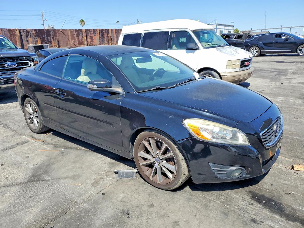 2012 Volvo C70 T5 Черный vin: YV1672MC8CJ123740