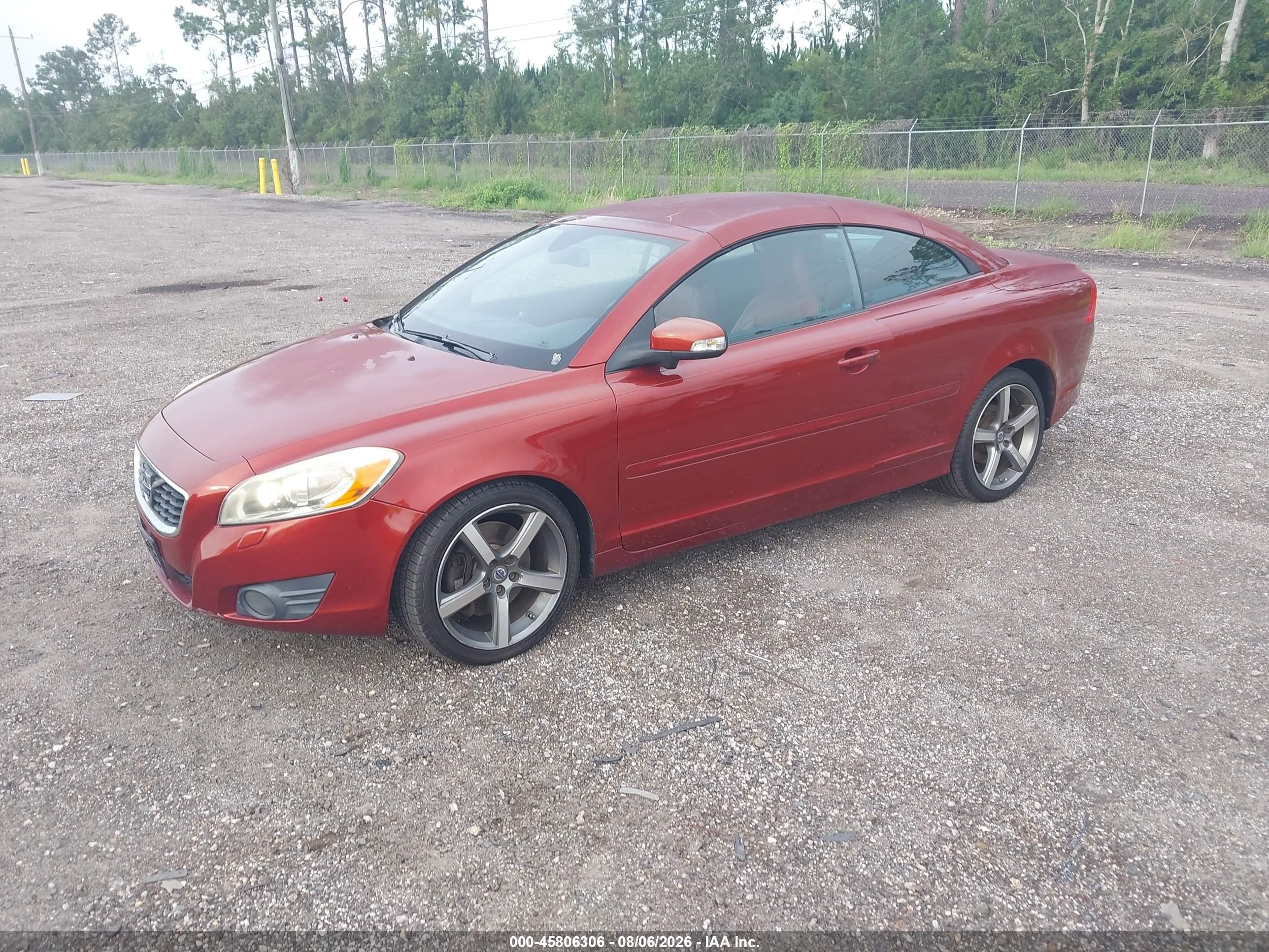 2012 Volvo C70 T5 Burgundy vin: YV1672MC8CJ126170