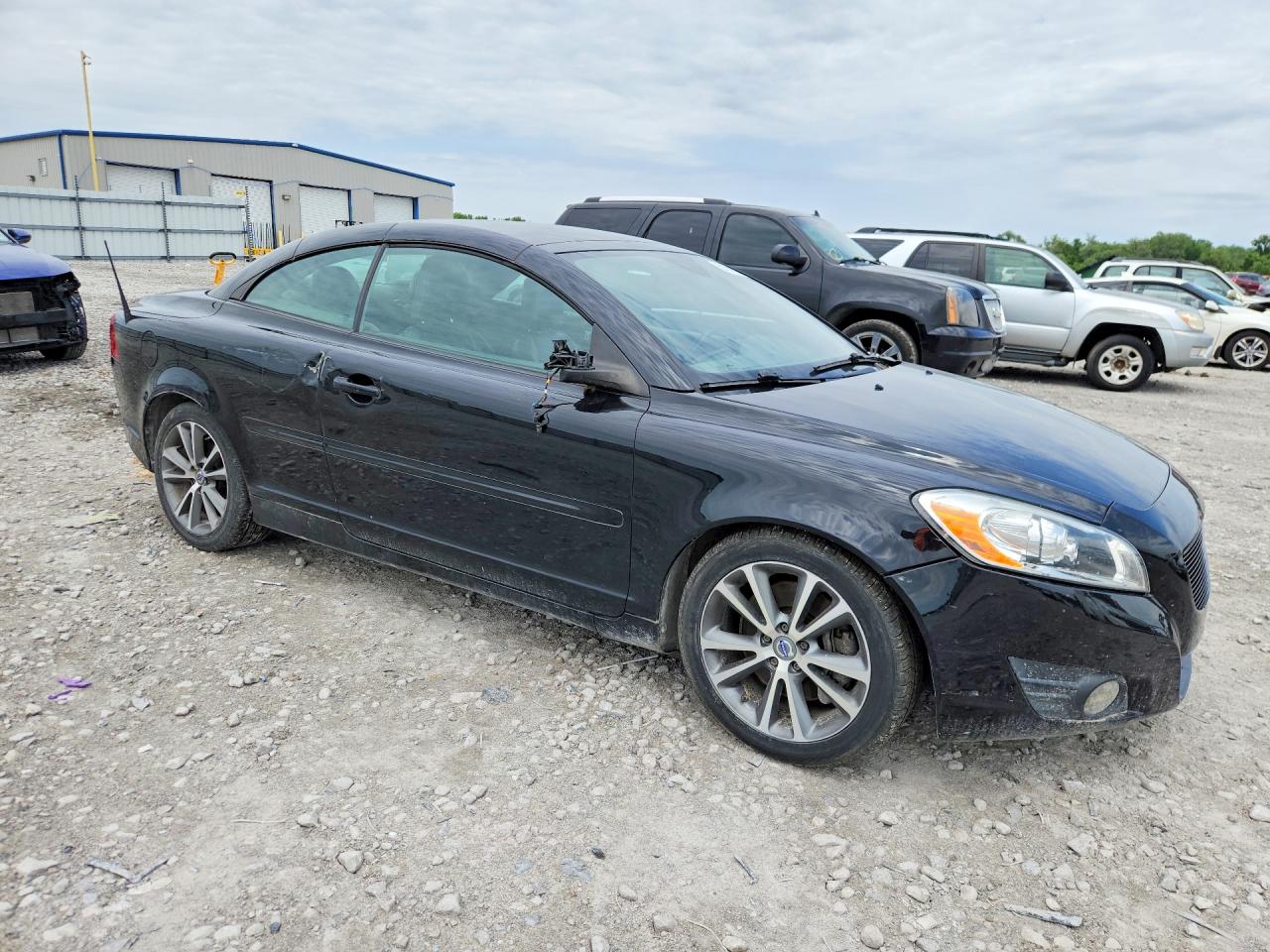 2012 Volvo C70 T5 Black vin: YV1672MC8CJ126704