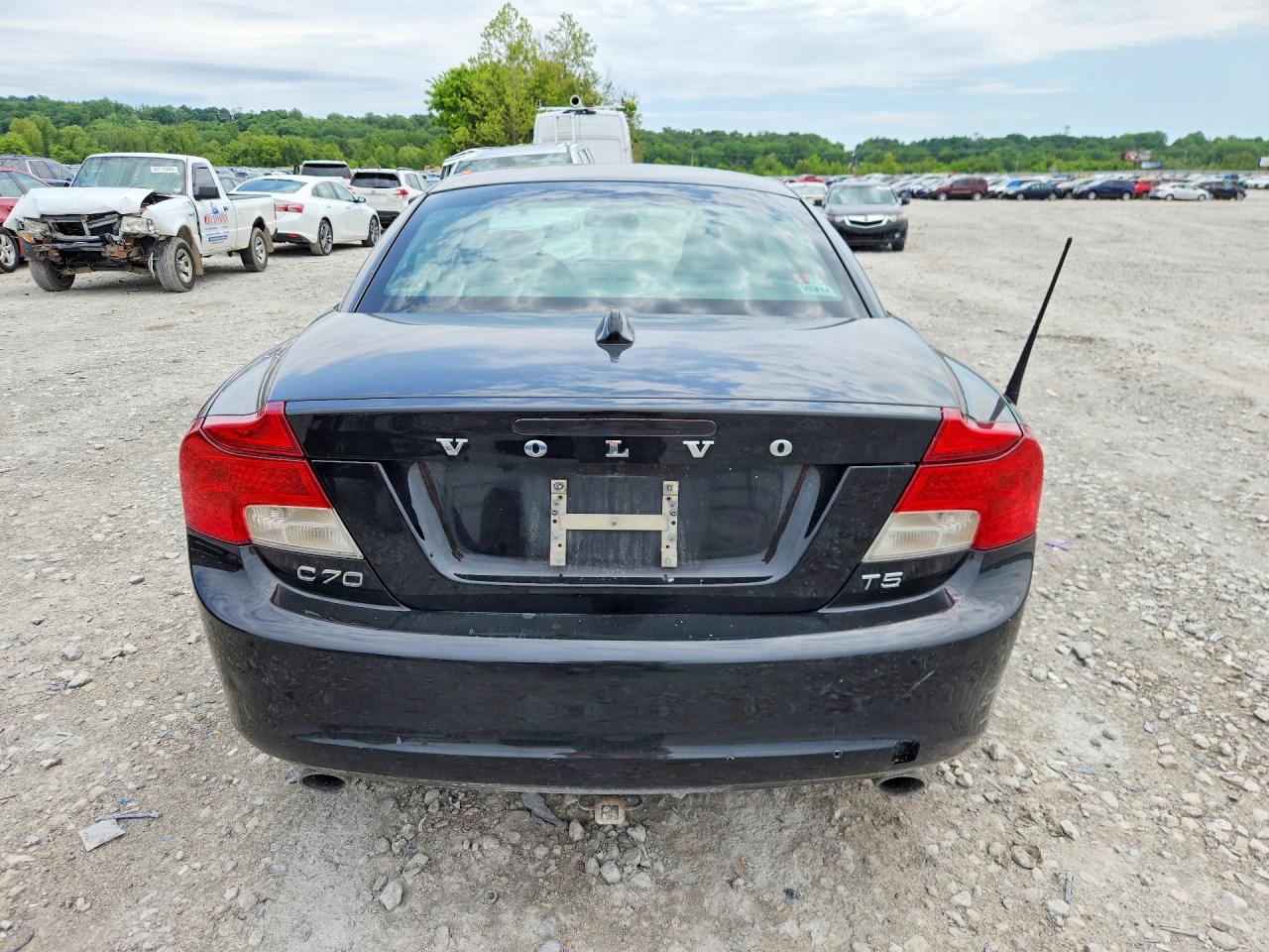2012 Volvo C70 T5 Black vin: YV1672MC8CJ126704