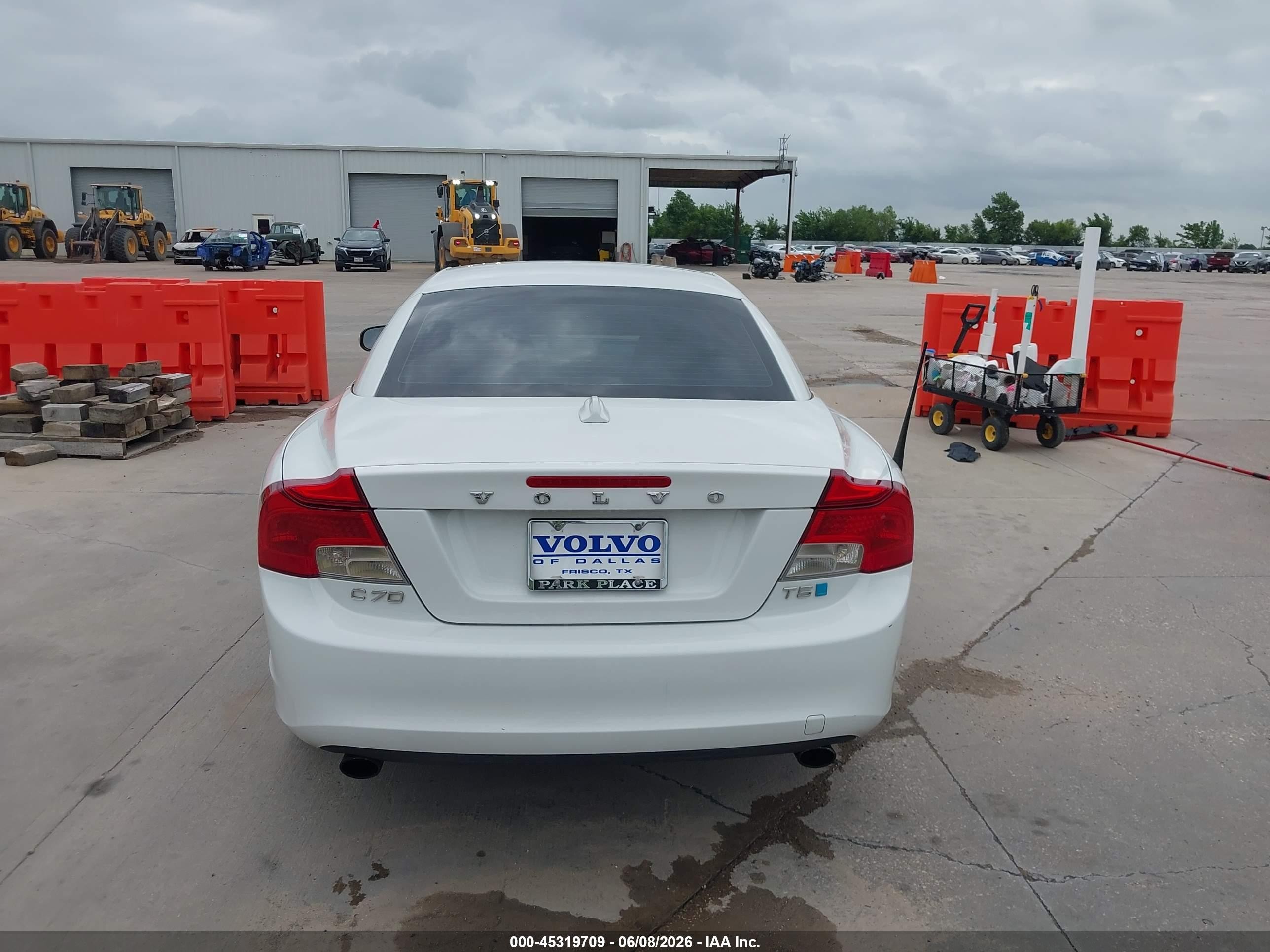 2012 Volvo C70 T5/t5 Platinum/t5 Premier Plus Белый vin: YV1672MC8CJ129862