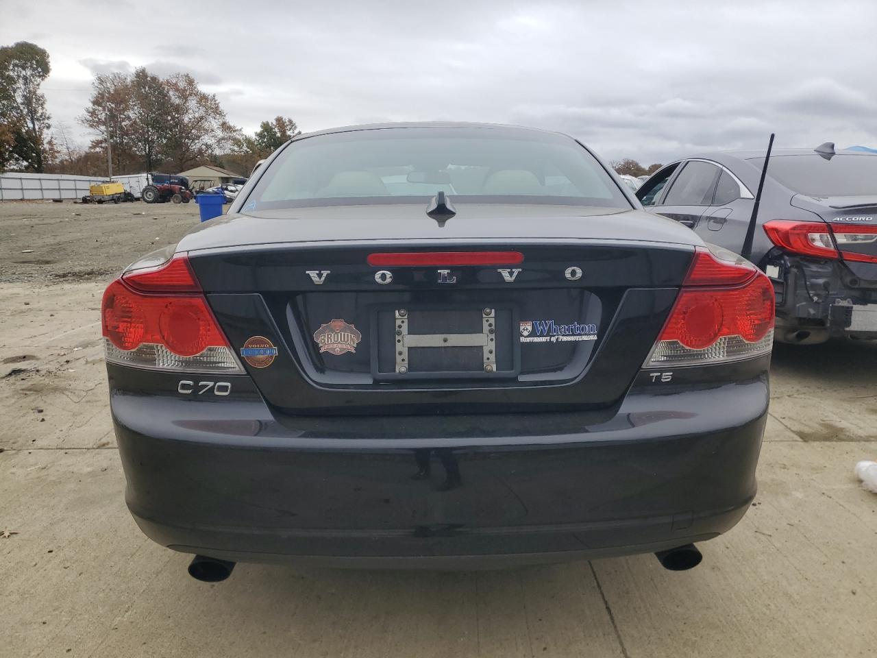 2010 Volvo C70 T5 Black vin: YV1672MC9AJ092284