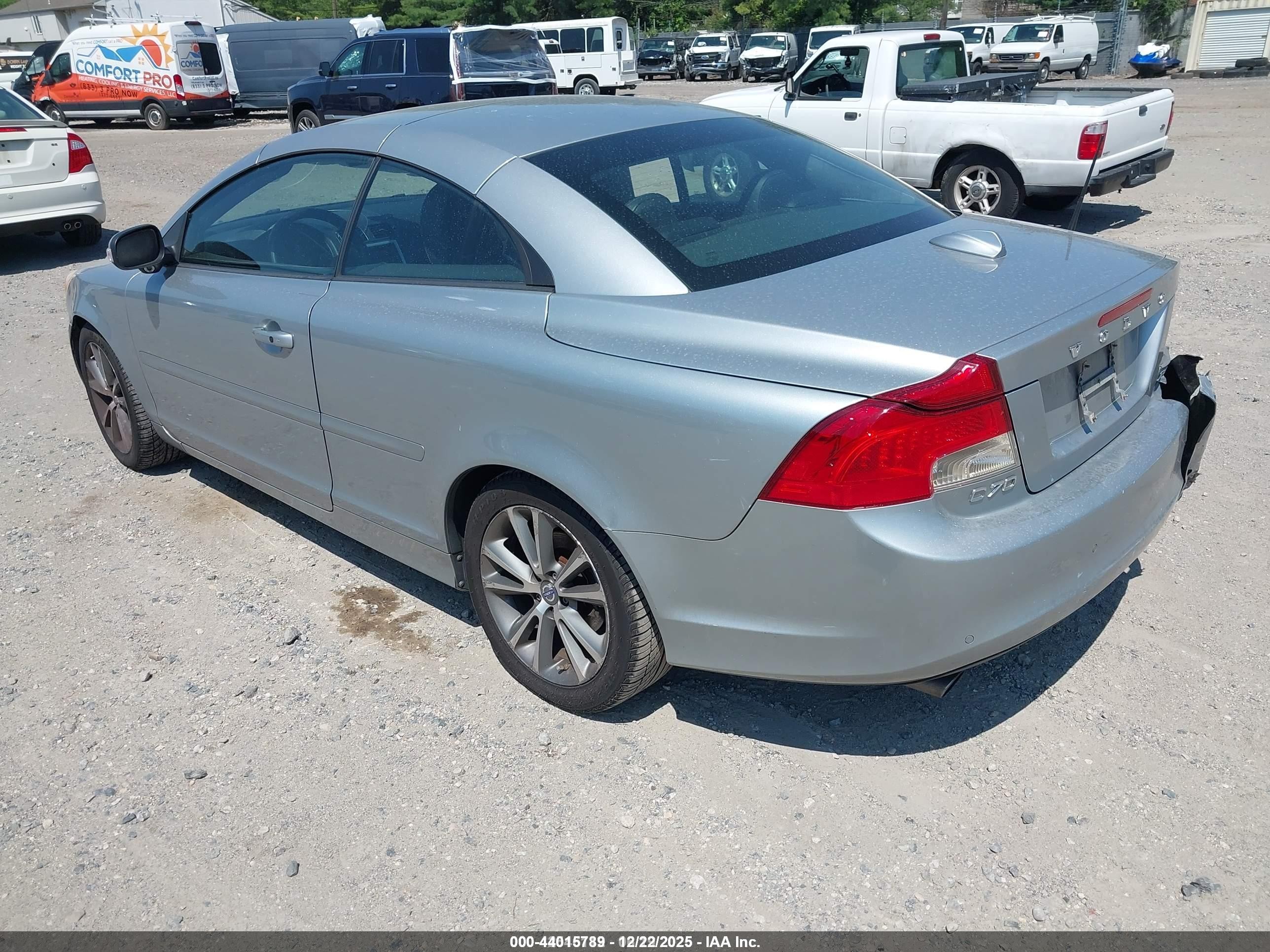2011 Volvo C70 T5 Silver vin: YV1672MC9BJ115385