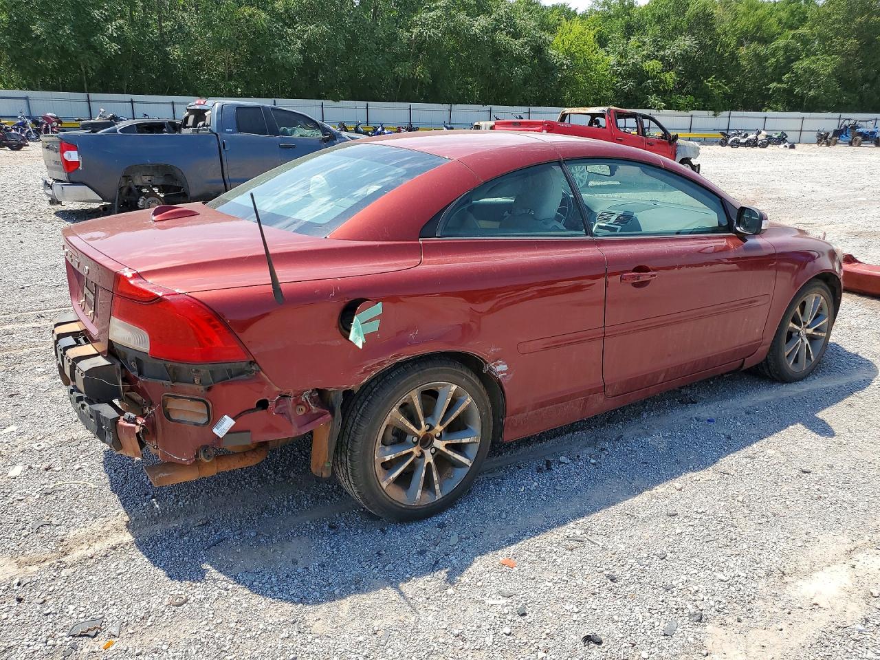 2013 Volvo C70 T5 Maroon vin: YV1672MC9DJ141391