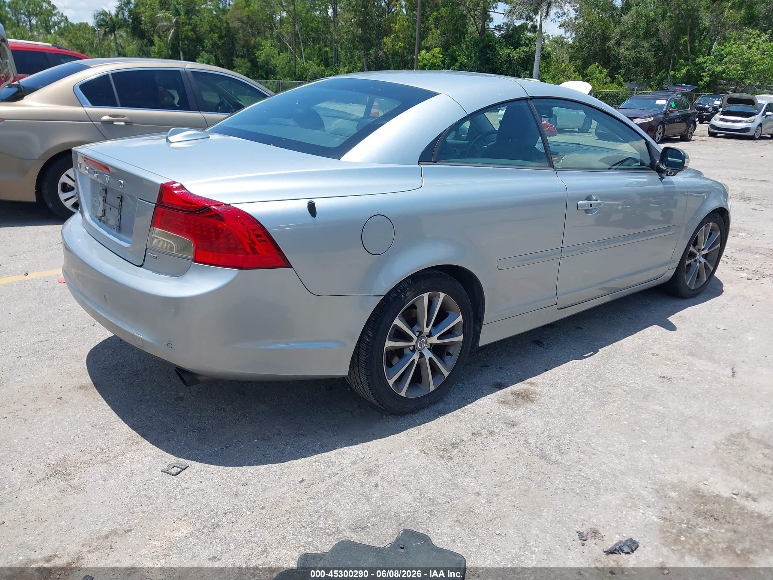 2011 Volvo C70 T5 Серый vin: YV1672MCXBJ109756