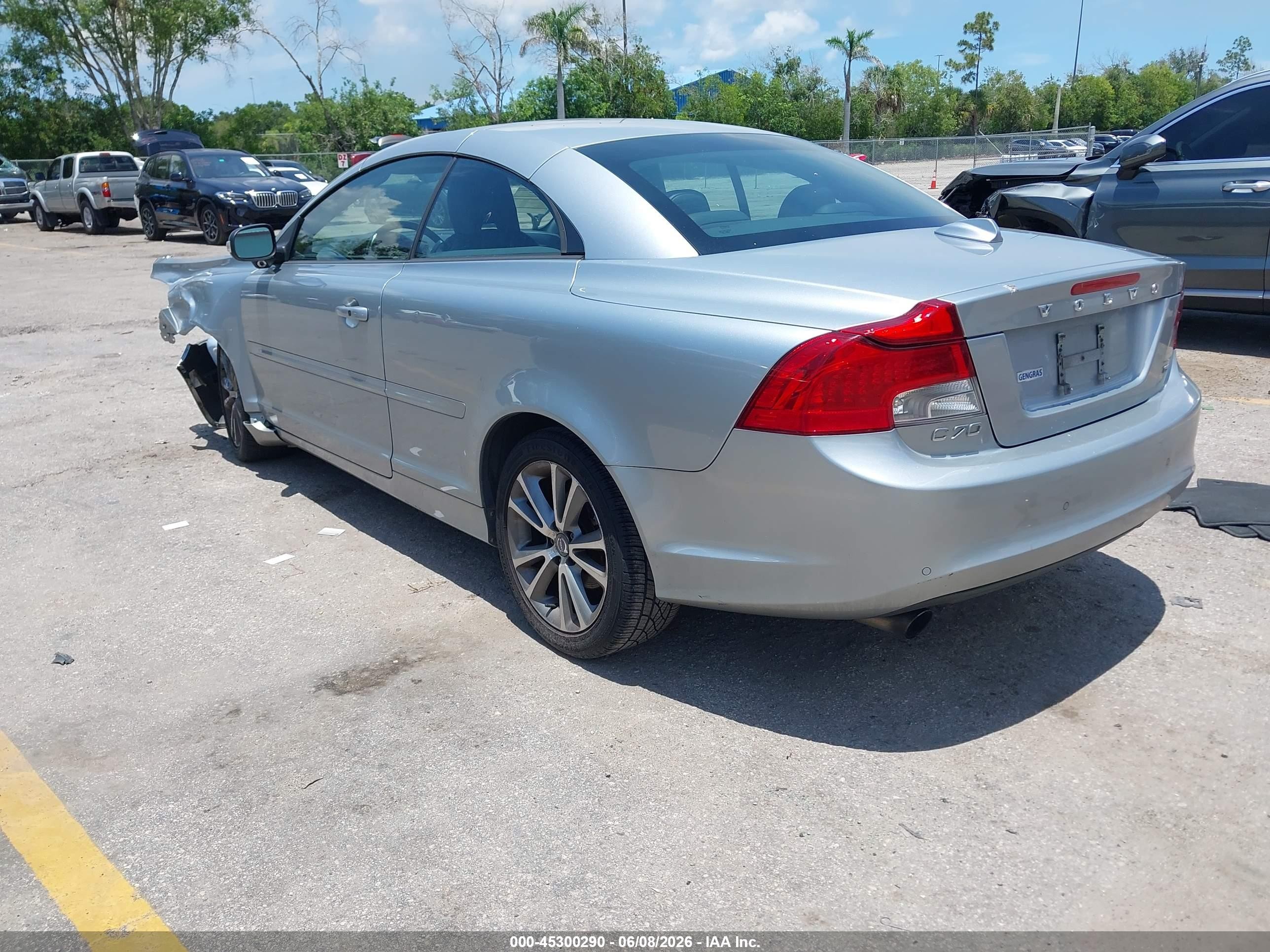 2011 Volvo C70 T5 Серый vin: YV1672MCXBJ109756