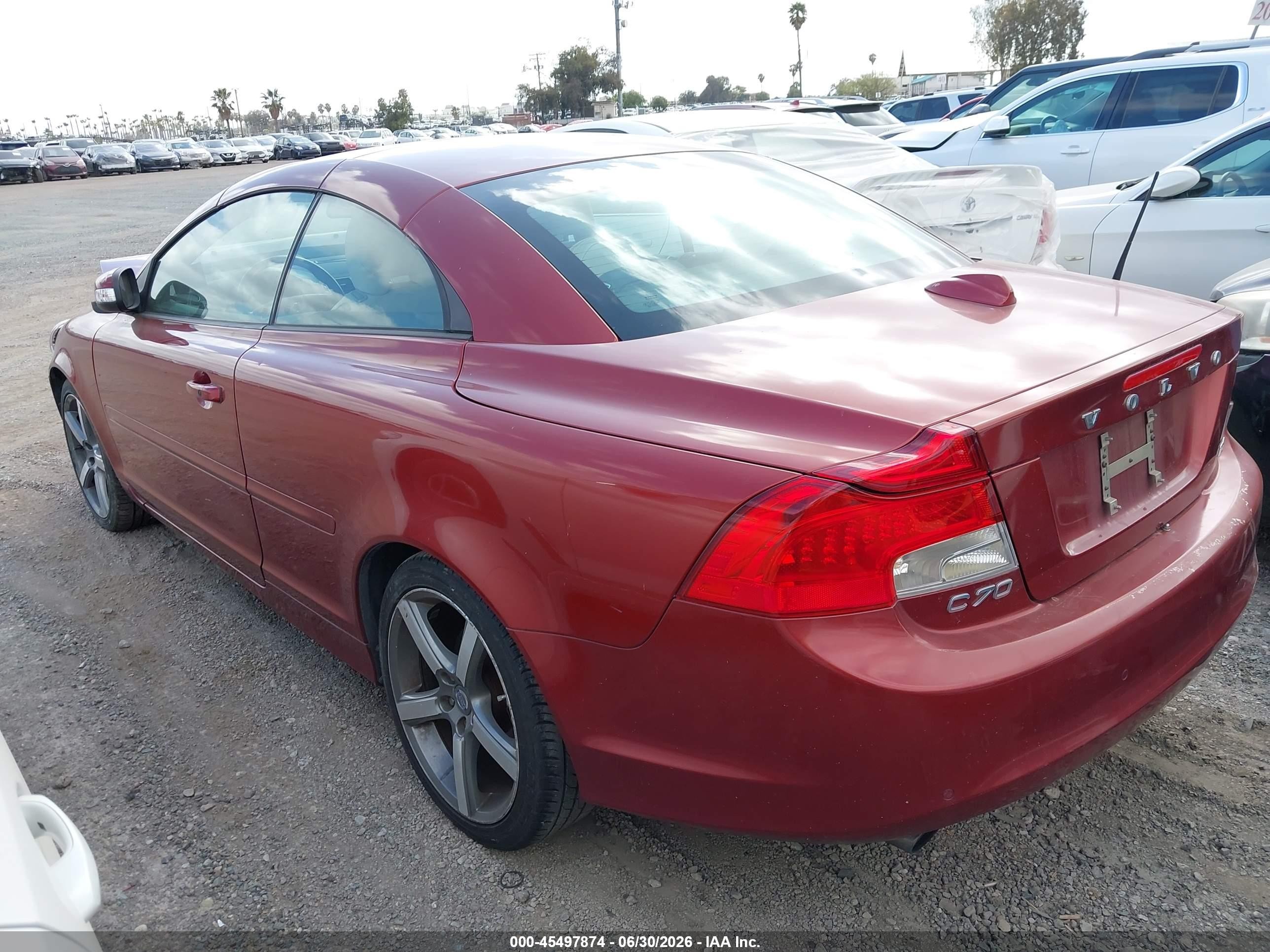 2013 Volvo C70 T5 Red vin: YV1672MCXDJ144087
