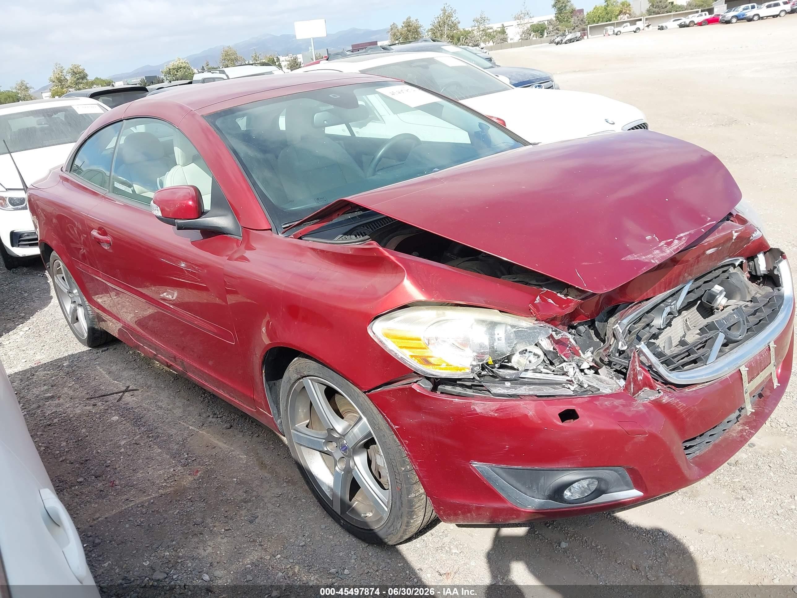 2013 Volvo C70 T5 Red vin: YV1672MCXDJ144087