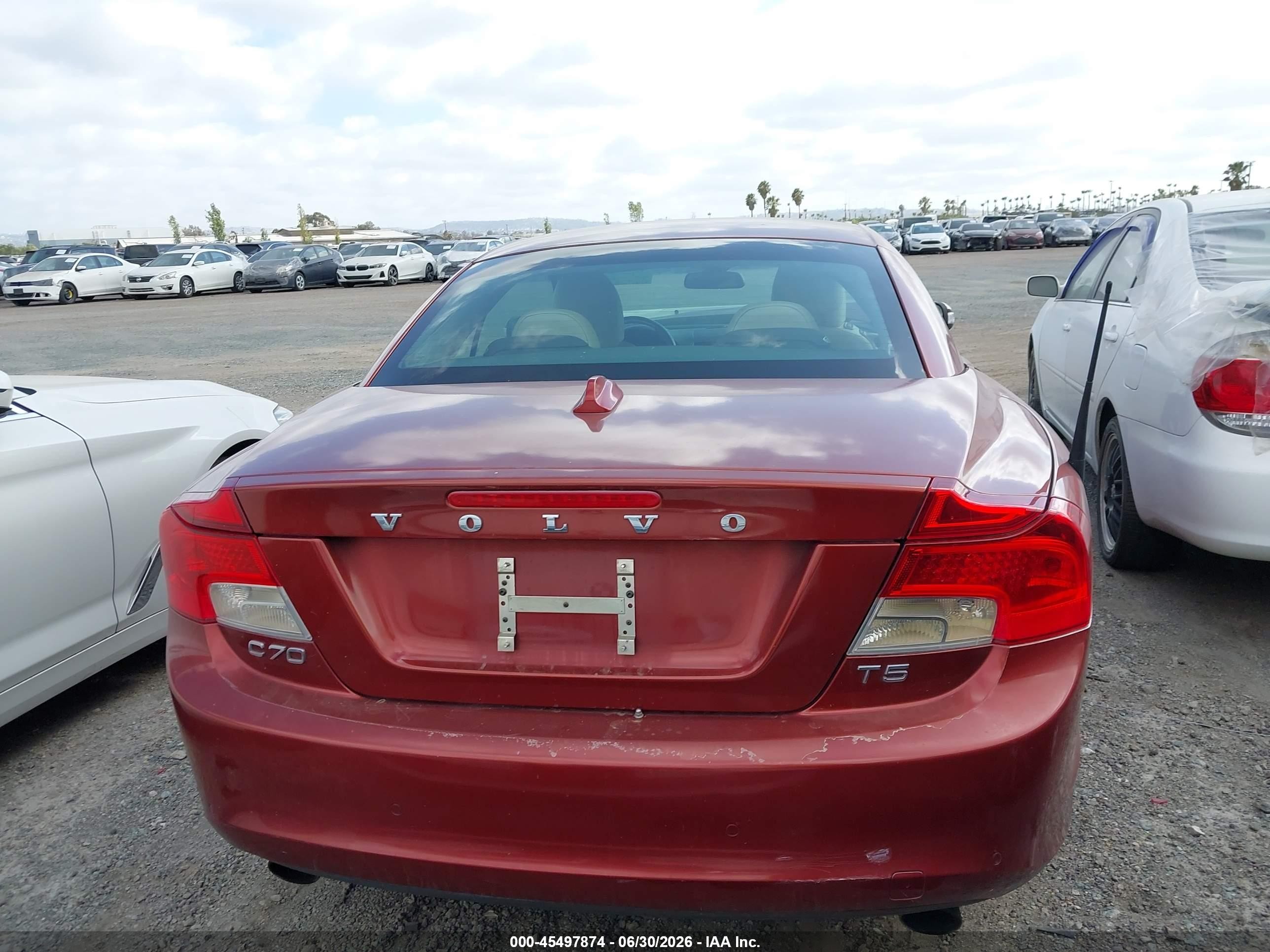 2013 Volvo C70 T5 Red vin: YV1672MCXDJ144087