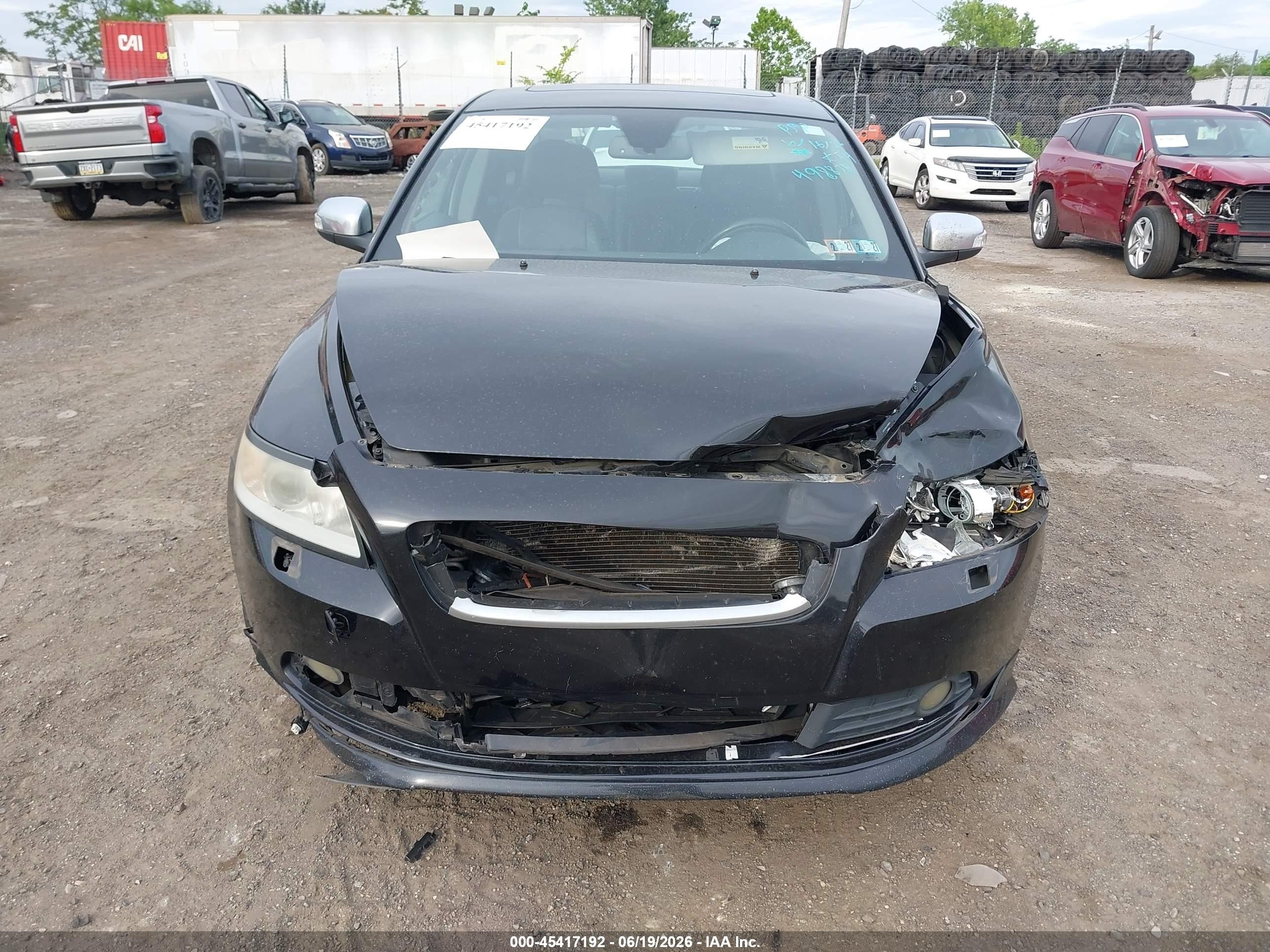 2010 Volvo S40 T5 R-design Black vin: YV1672MHXA2498838