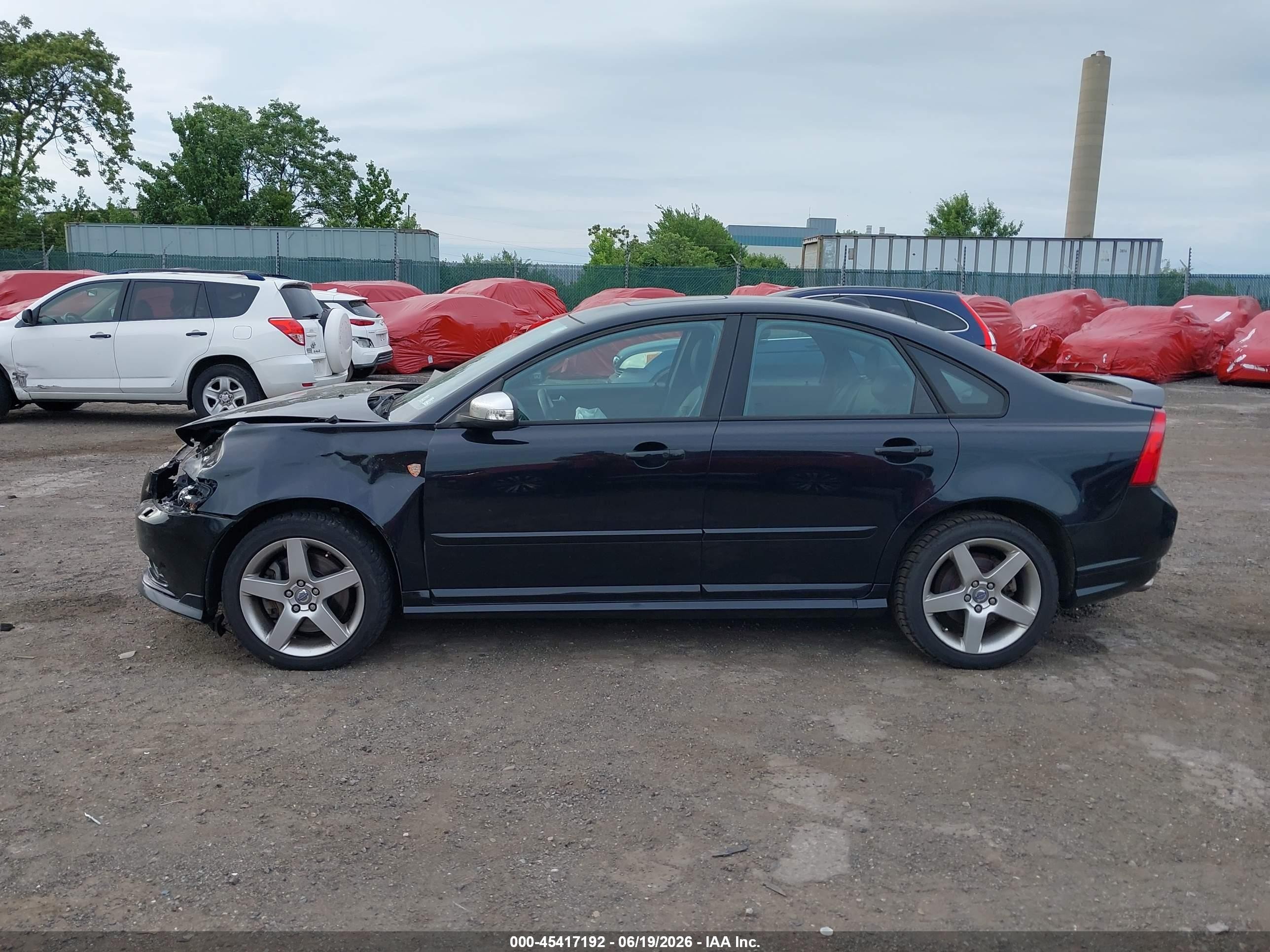 2010 Volvo S40 T5 R-design Black vin: YV1672MHXA2498838