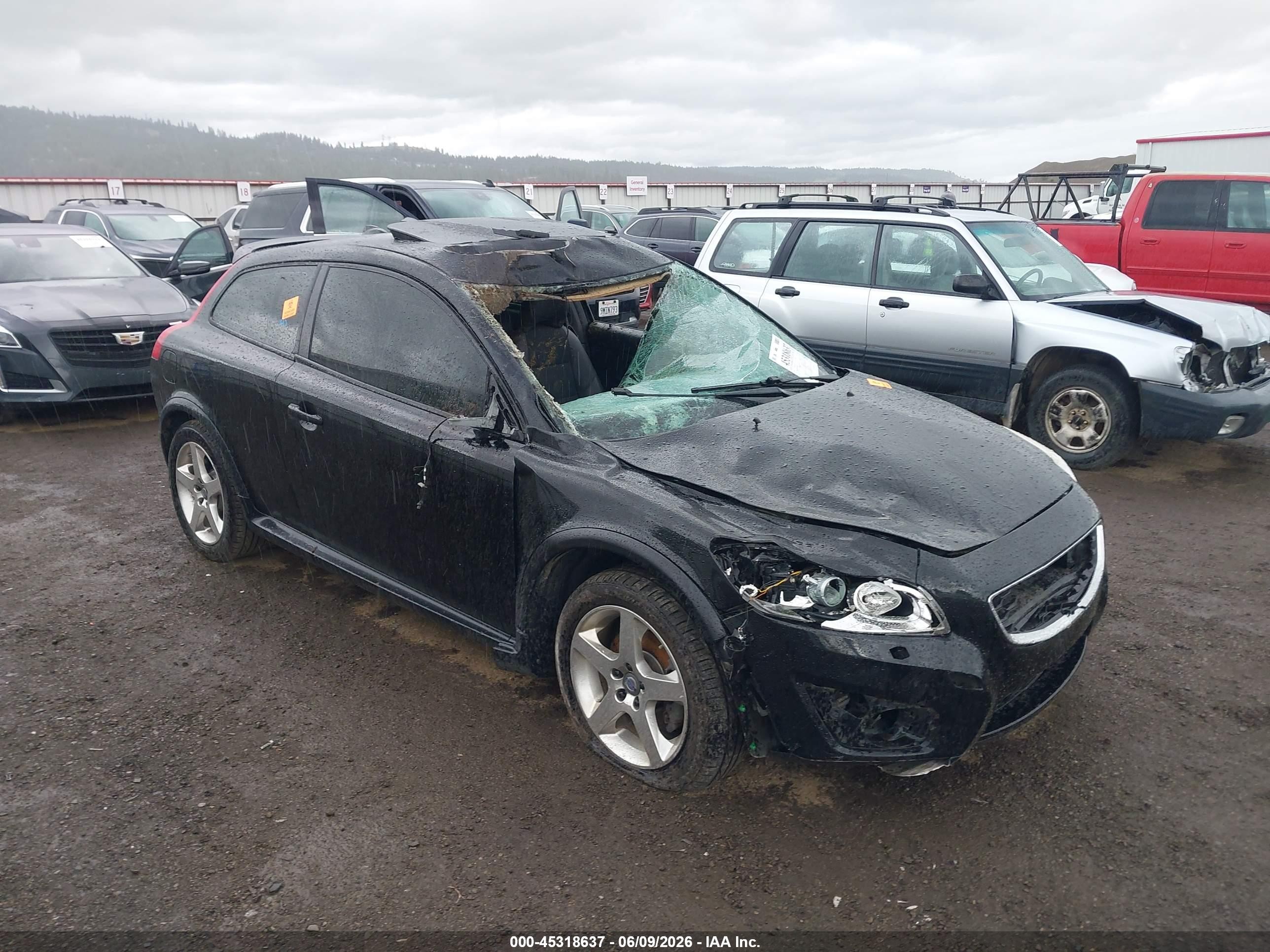 2011 Volvo C30 R-design/t5/t5 (retail Only)/t5 R-design Black vin: YV1672MK0B2201041