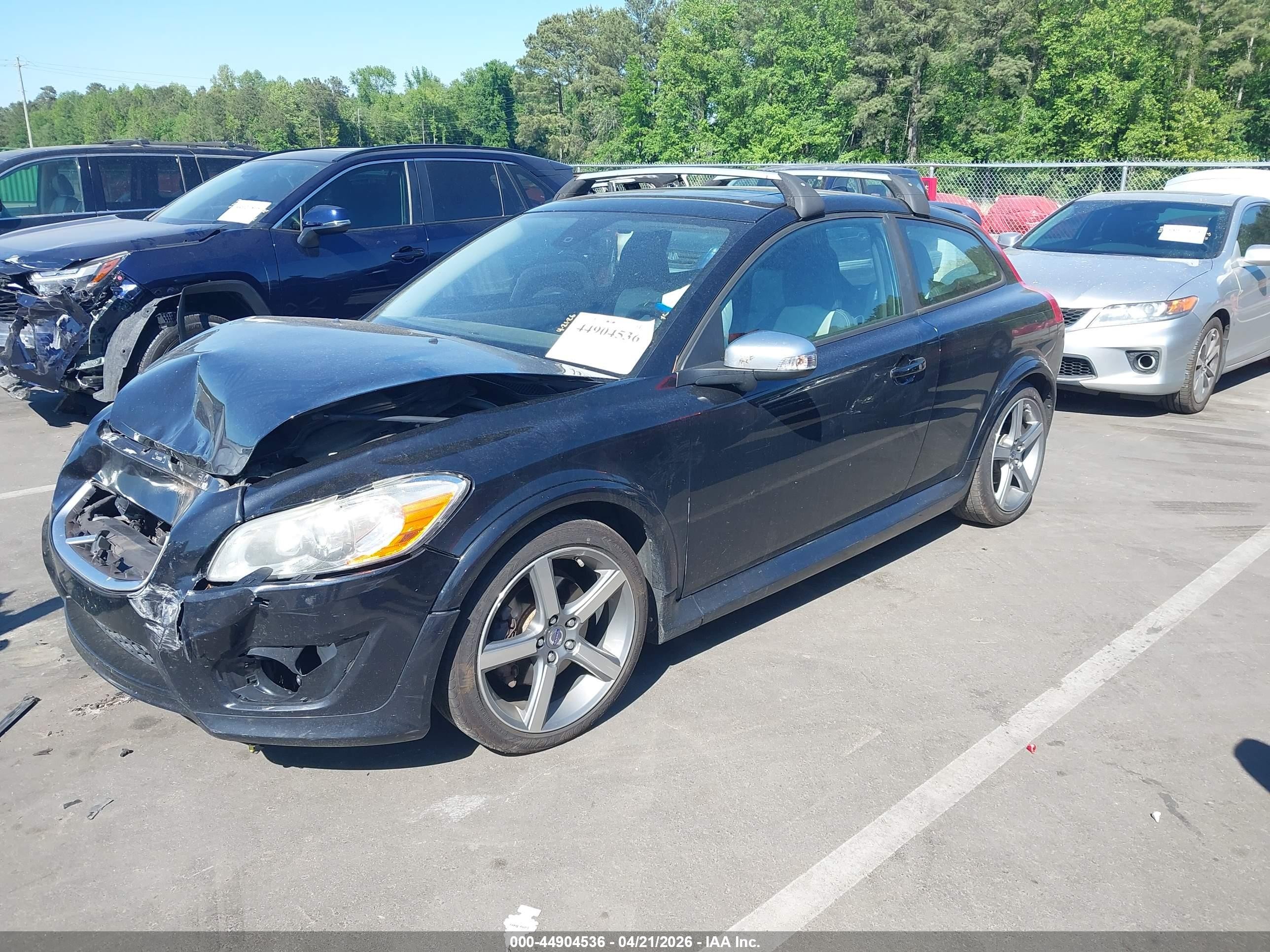 2011 Volvo C30 T5/t5 R-design Black vin: YV1672MK3B2210946