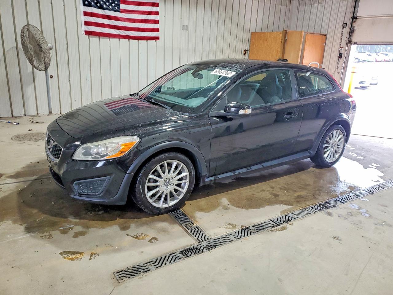2012 Volvo C30 T5 Black vin: YV1672MK3C2271036