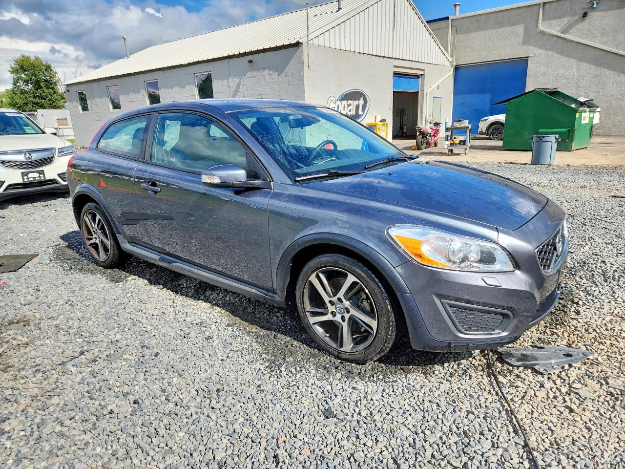 2013 Volvo C30 T5 Gray vin: YV1672MK3D2307129