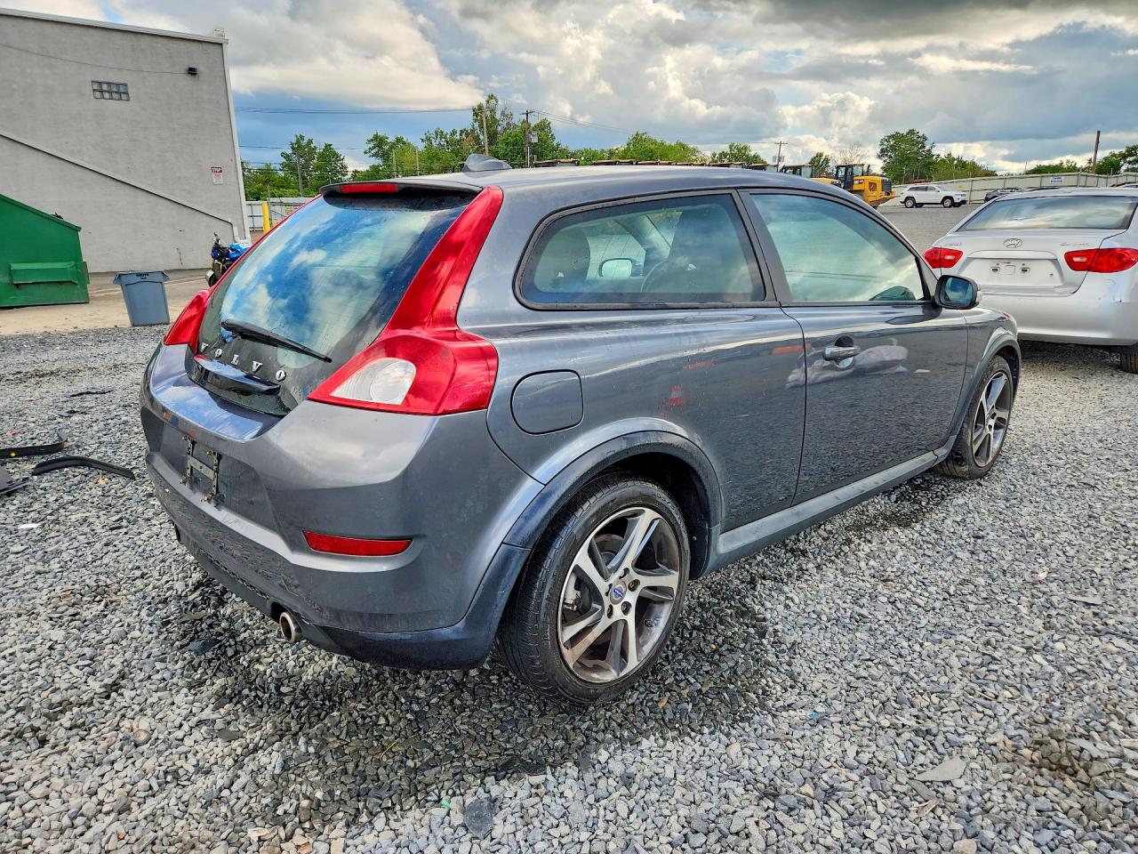 2013 Volvo C30 T5 Gray vin: YV1672MK3D2307129