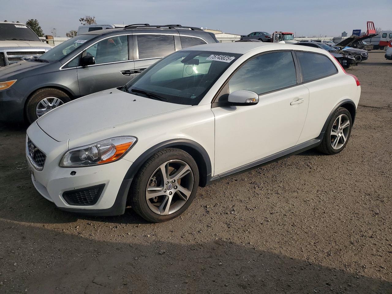 2013 Volvo C30 T5 White vin: YV1672MK3D2309706