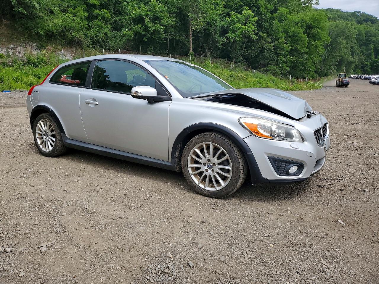2012 Volvo C30 T5 Silver vin: YV1672MK4C2275290