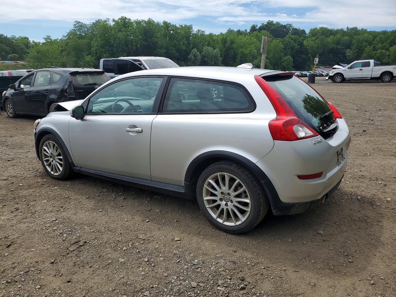 2012 Volvo C30 T5 Silver vin: YV1672MK4C2275290