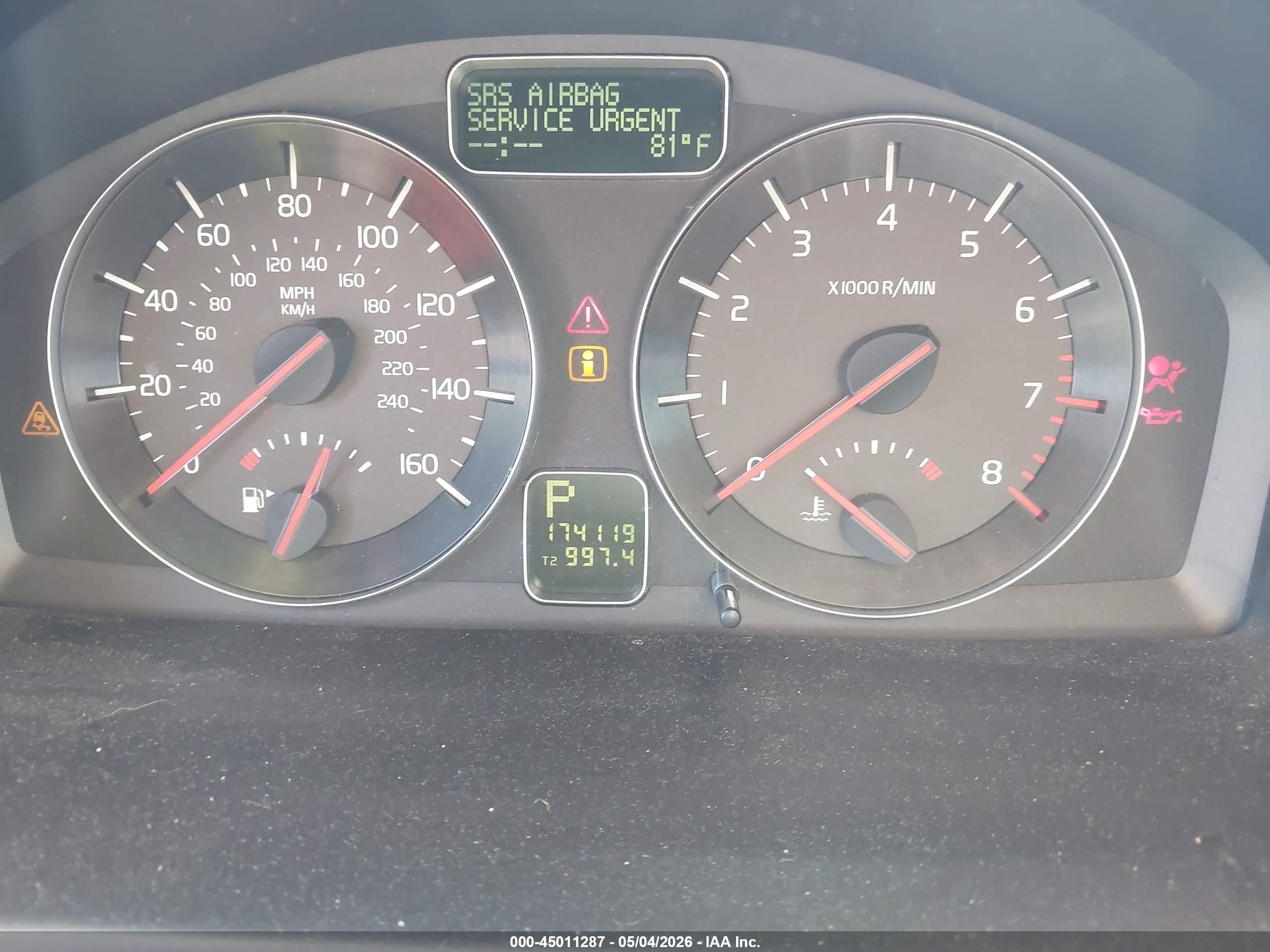 2013 Volvo C30 T5/t5 Platinum/t5 Premier/t5 Premier Plus/t5 R-design/t5 R-design Platinum/t5 R-design Premier Серый vin: YV1672MK4D2304224