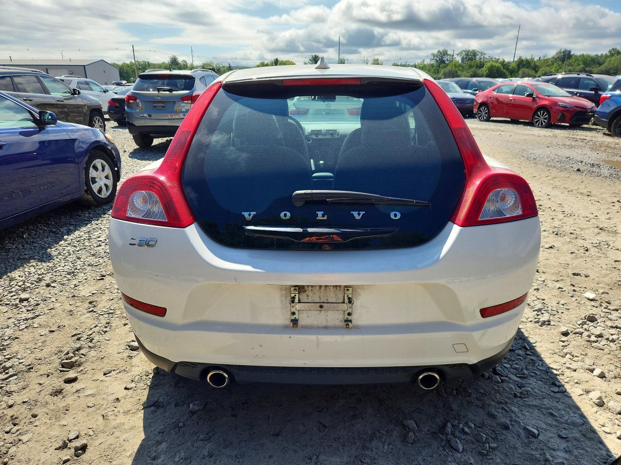 2012 Volvo C30 T5 White vin: YV1672MK5C2269238