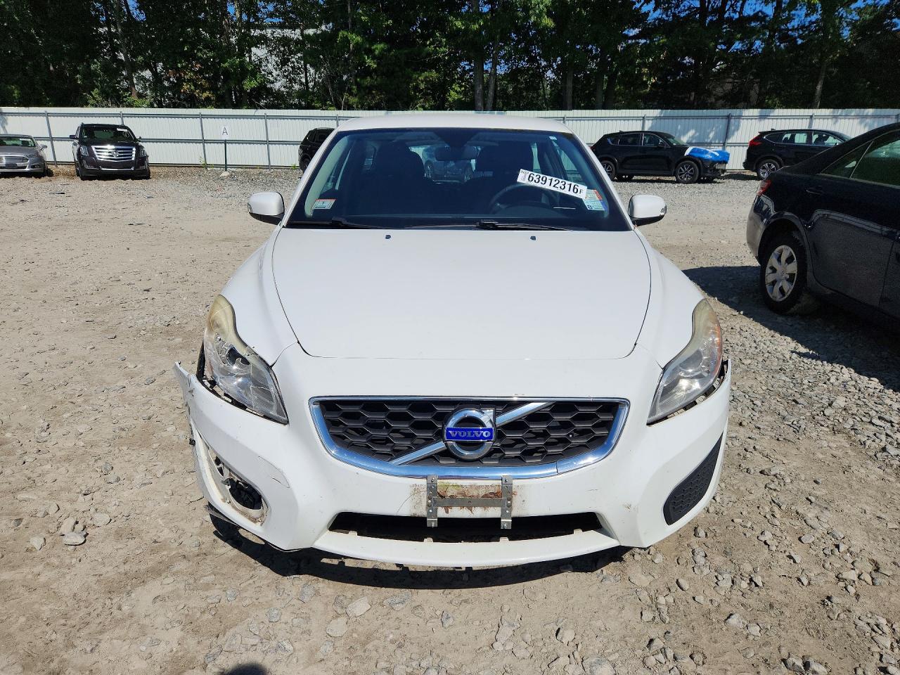 2012 Volvo C30 T5 White vin: YV1672MK5C2269238