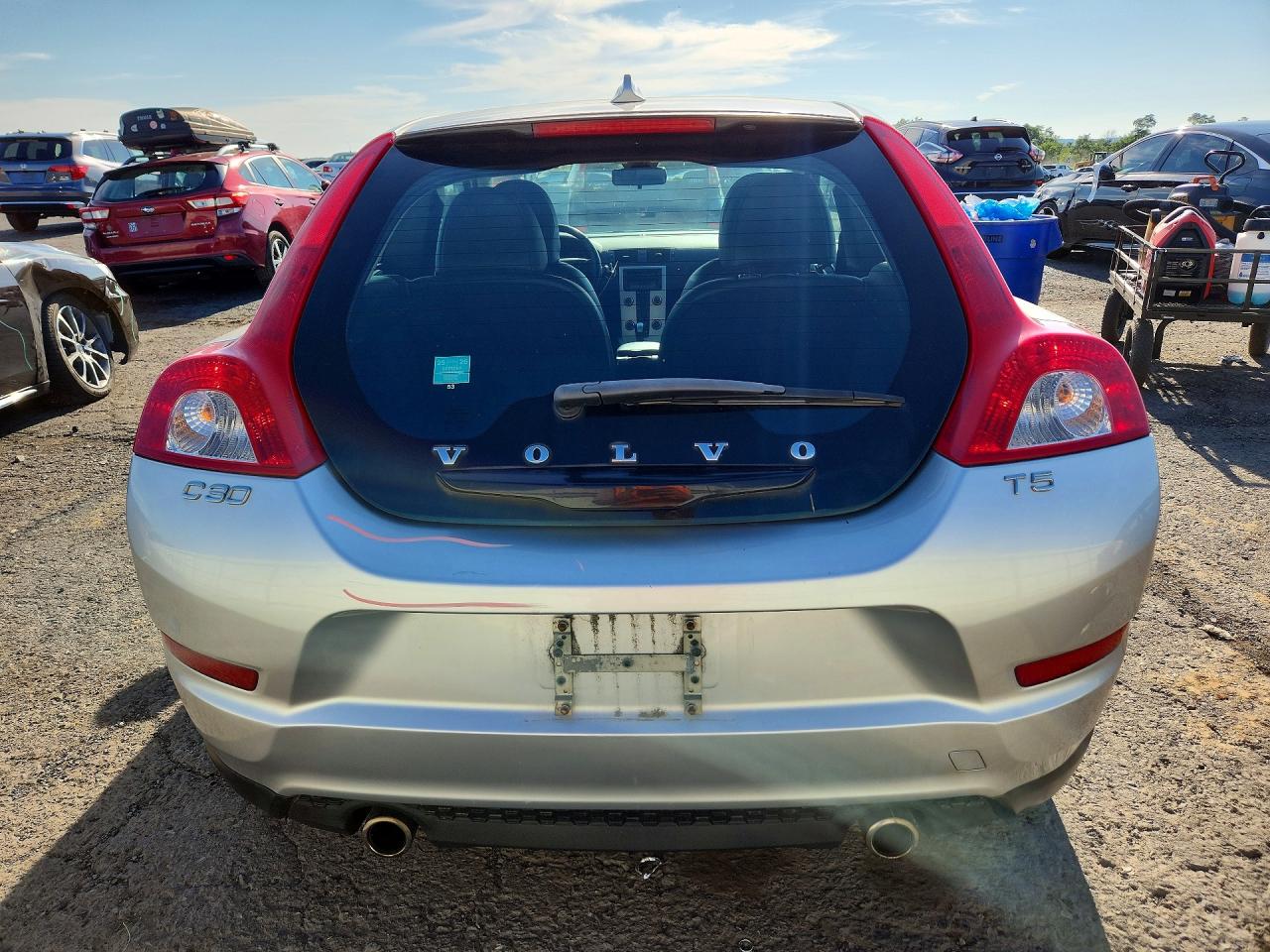 2012 Volvo C30 T5 Silver vin: YV1672MK5C2270194