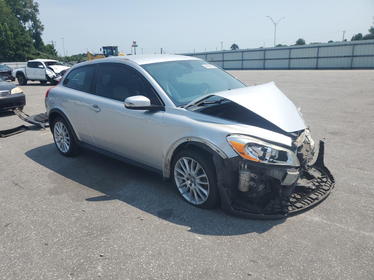 2012 Volvo C30 T5 Серебряный vin: YV1672MK5C2273550