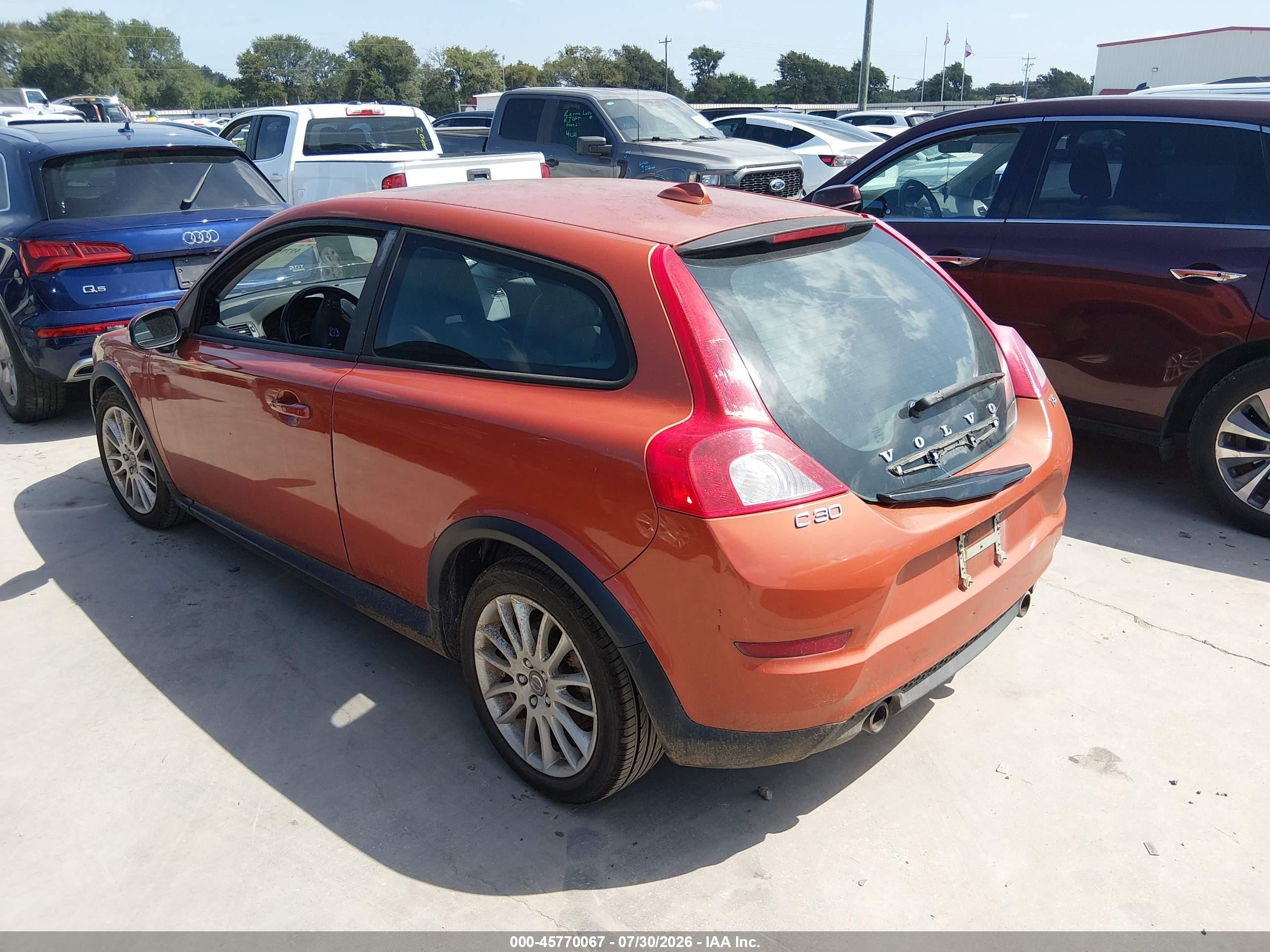 2012 Volvo C30 T5 Orange vin: YV1672MK5C2280465